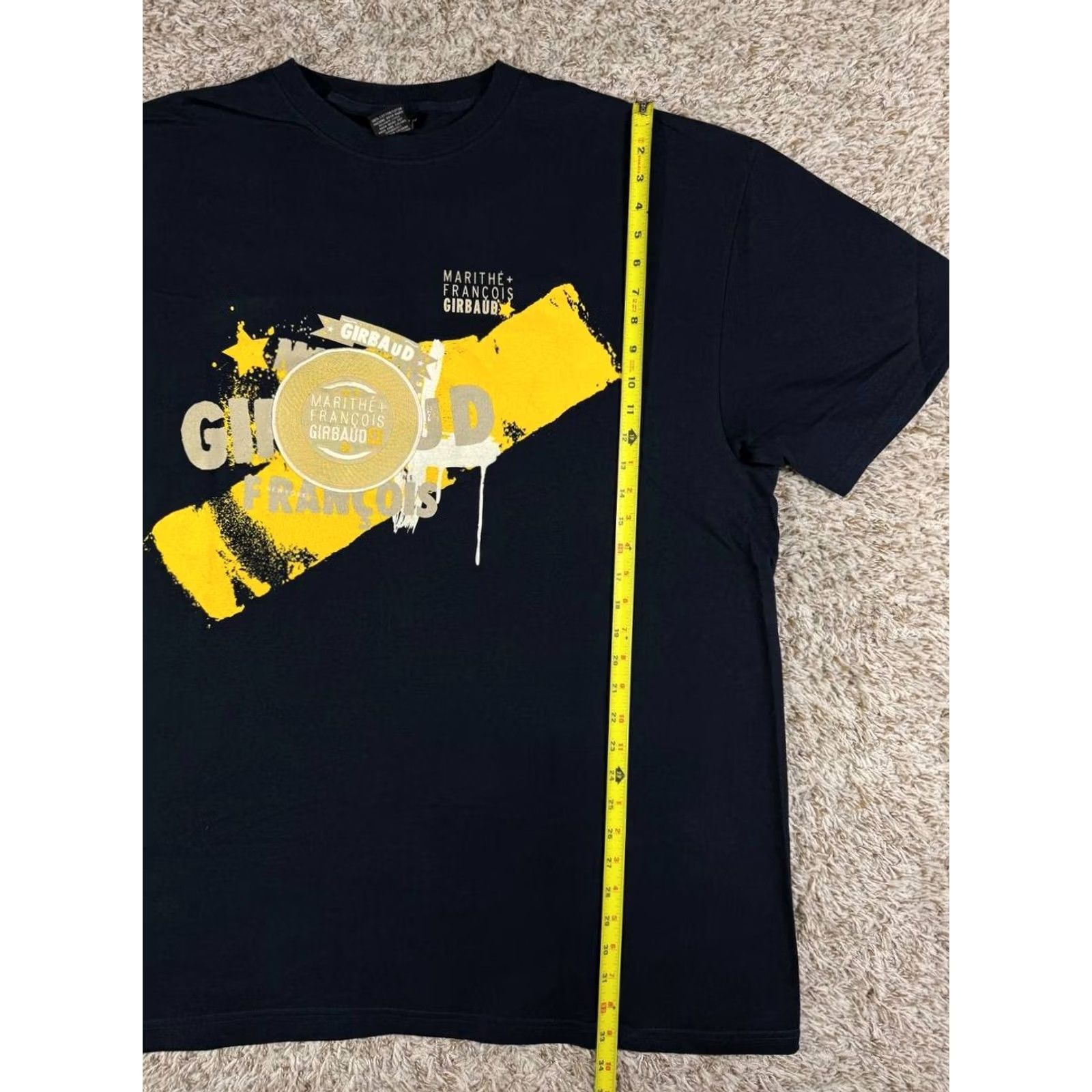 Vintage VINTAGE Marithe Francois Girbaud T-Shirt Logo Cotton Crew Neck Short Sleeve XXL Navy Paint Splash Hip Hop Skate Men US 2XL Size US XXL / EU 58 / 5 - 5 Thumbnail