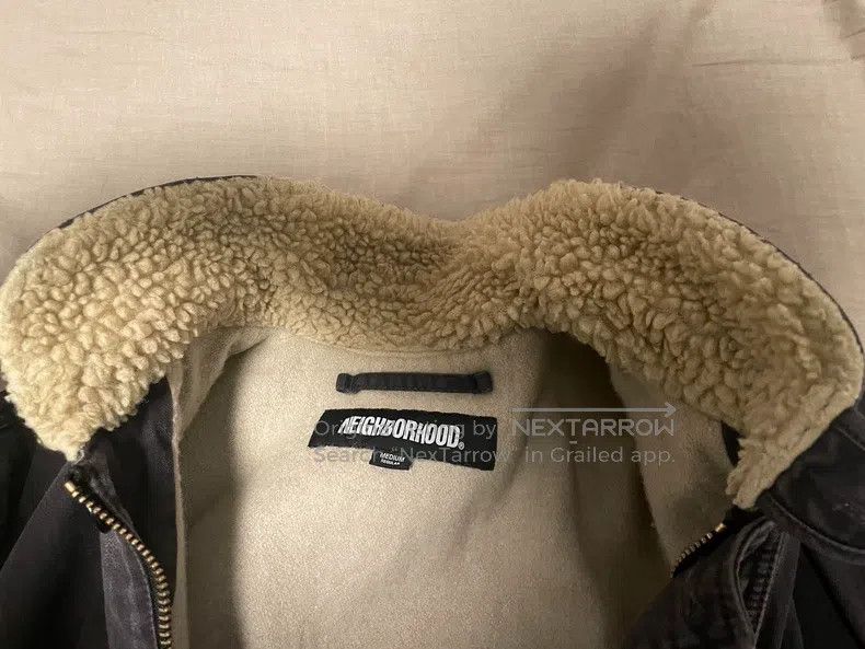Neighborhood Neighborhood Distressed N1 Lamb Fleece Jacket Deck Jacket Size US M / EU 48-50 / 2 - 4 Thumbnail