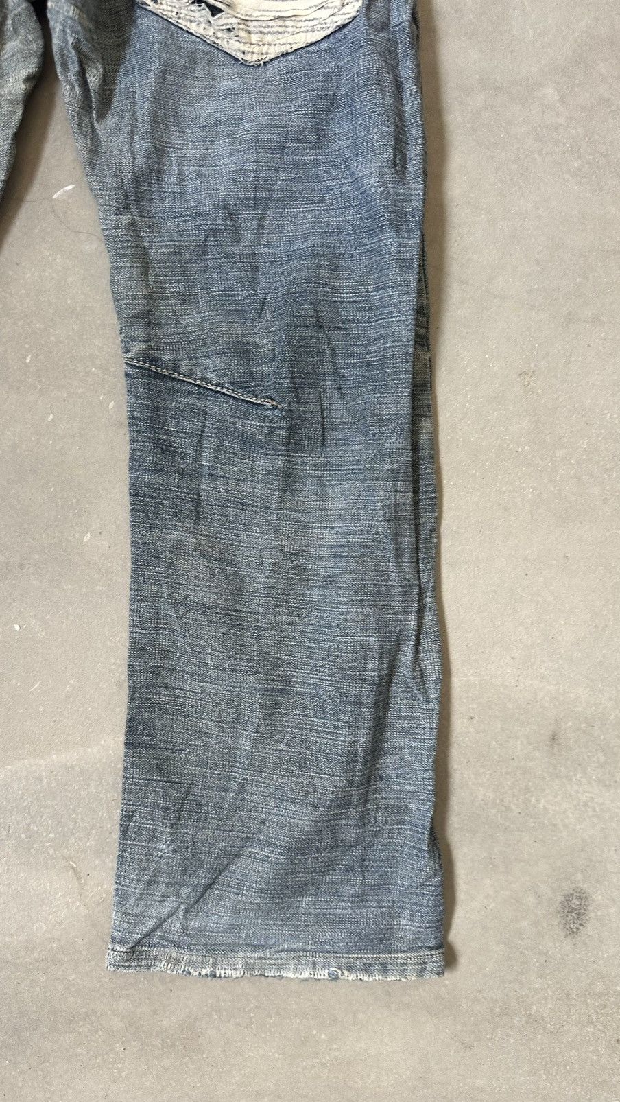 Japanese Brand WILD KHAKIS DISTRESSED DENIM PANT Size US 34 / EU 50 - 11 Thumbnail