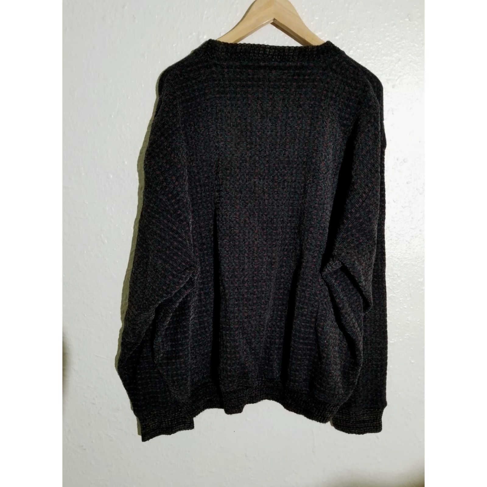 Vintage VINTAGE Jhane Barnes Fractal Tetris Japan Wool Knit Men XL Jumper Sweater Pullover Size XL / US 12-14 / IT 48-50 - 3 Thumbnail