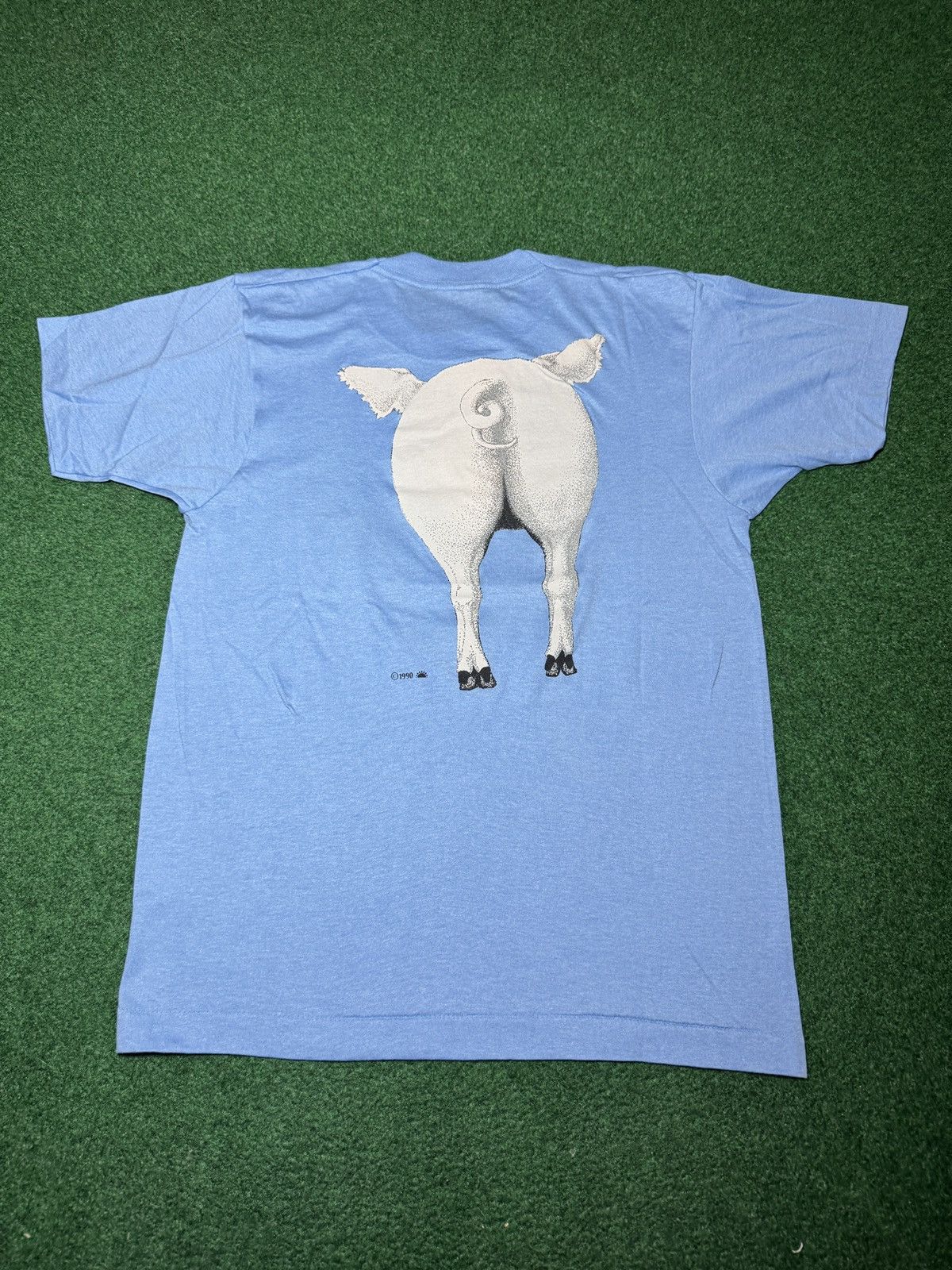 Vintage Vintage Pig Animal Print 80s 18x25 Sm/med 50/50 T Shirt Size US M / EU 48-50 / 2 - 3 Thumbnail
