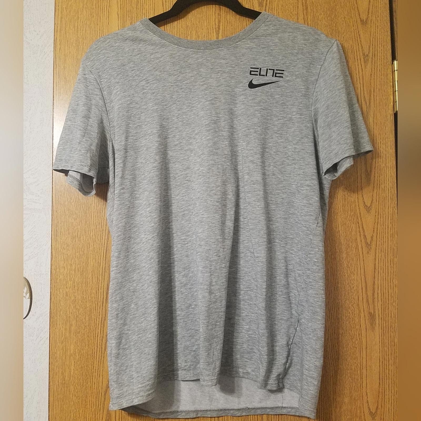 Nike Nike Elite Men's Gray T-Shirt Size Medium Size US M / EU 48-50 / 2 - 1 Thumbnail
