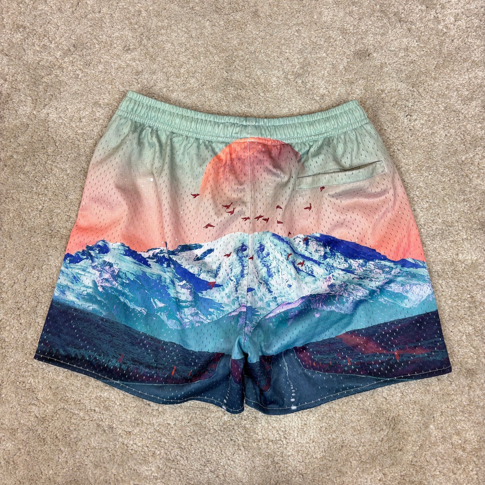 Other YoungLA 150 After Party Mystic Mountain Mesh Shorts Men's S Size US 28 / EU 44 - 3 Thumbnail