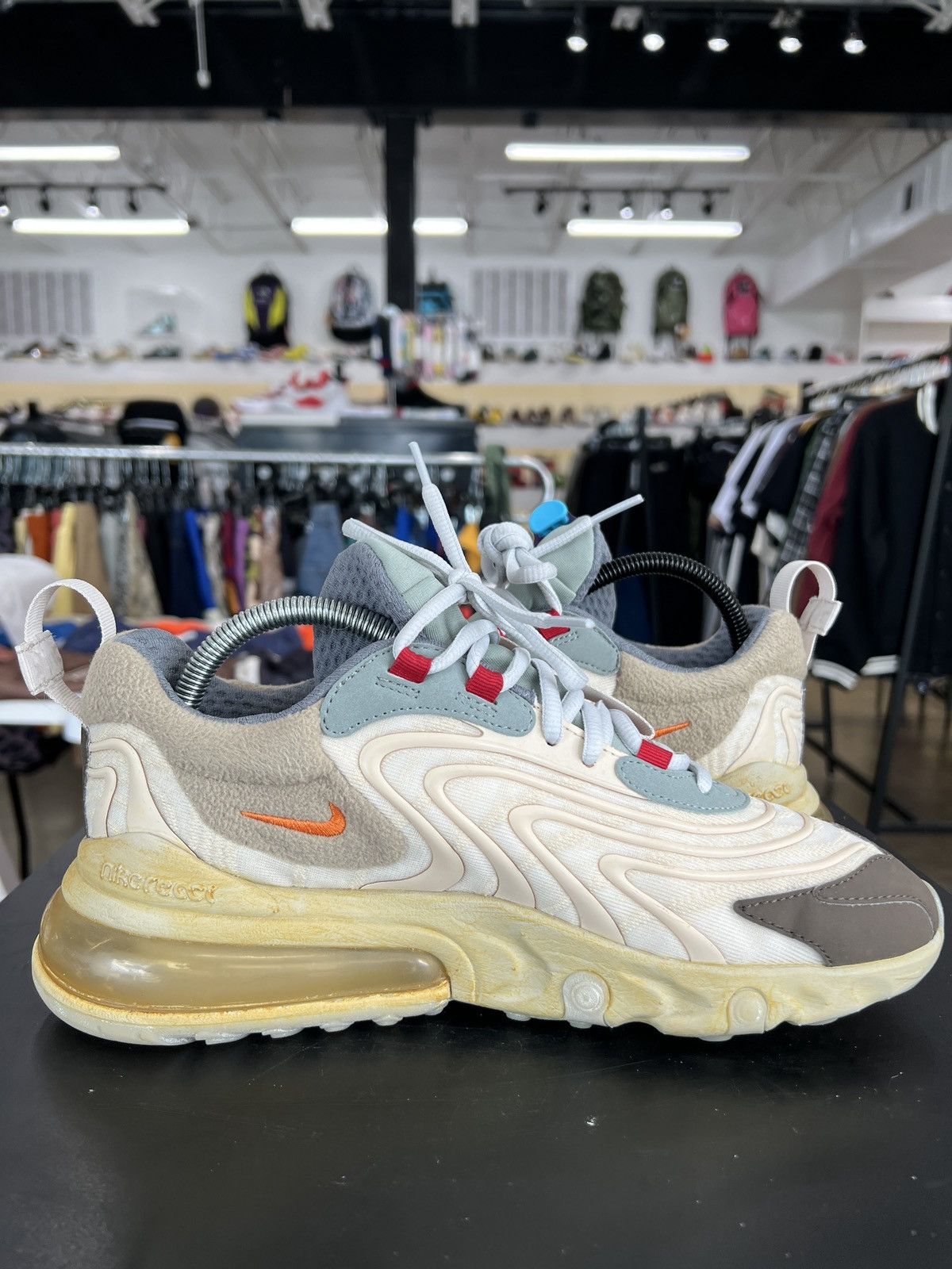 Nike × Travis Scott Nike Air Max 270 Travis Scott Cactus Trails Sz. 8 (2020) Size US 8 / EU 41 - 4 Thumbnail