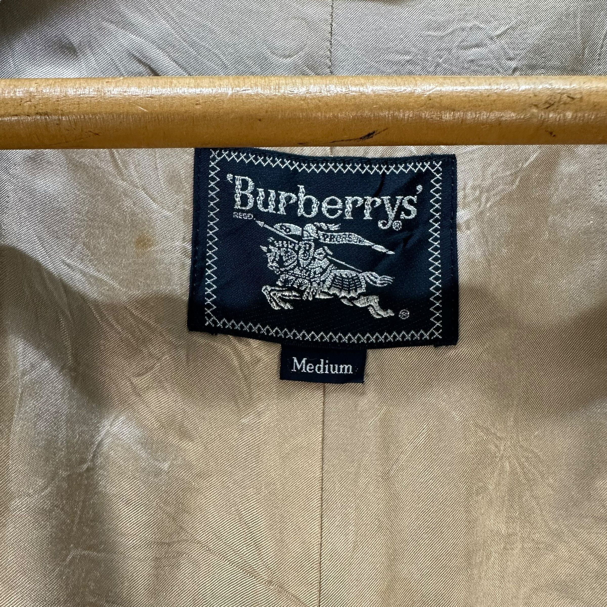 Burberry Vintage 90's BURBERRYS Wool Coat Jacket #A78-1896 Size US M / EU 48-50 / 2 - 9 Thumbnail
