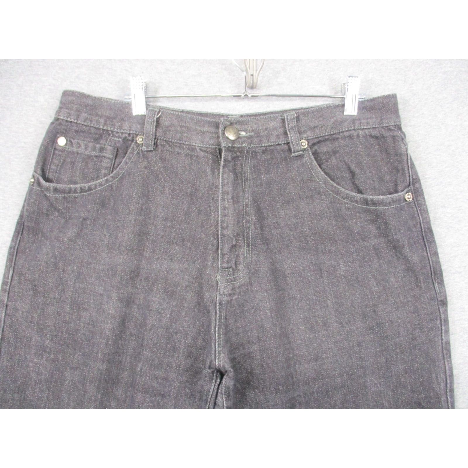 Ecko Unltd. VINTAGE ECKO UNLTD Jeans Baggy Fit Hip Hop Wide Leg Black Streetwear 36 Mens Jeans 36 Black 90s Festival Hip Hop Logo Retro Streetwear Size US 36 / EU 52 - 3 Thumbnail