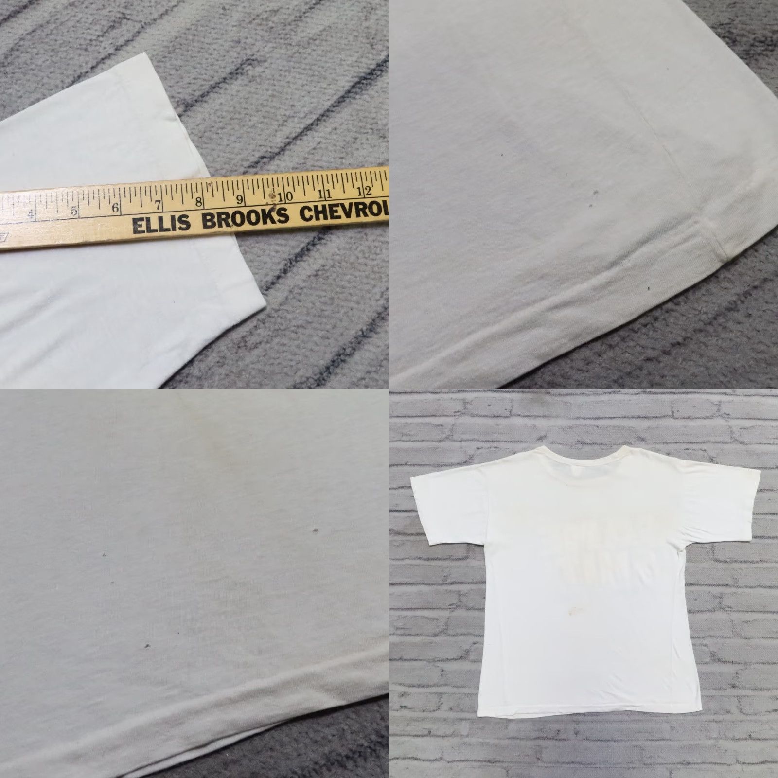 Vintage VINTAGE 90s Same Thing Different Day T-Shirt Shirt Mens L White Size US L / EU 52-54 / 3 - 9 Thumbnail