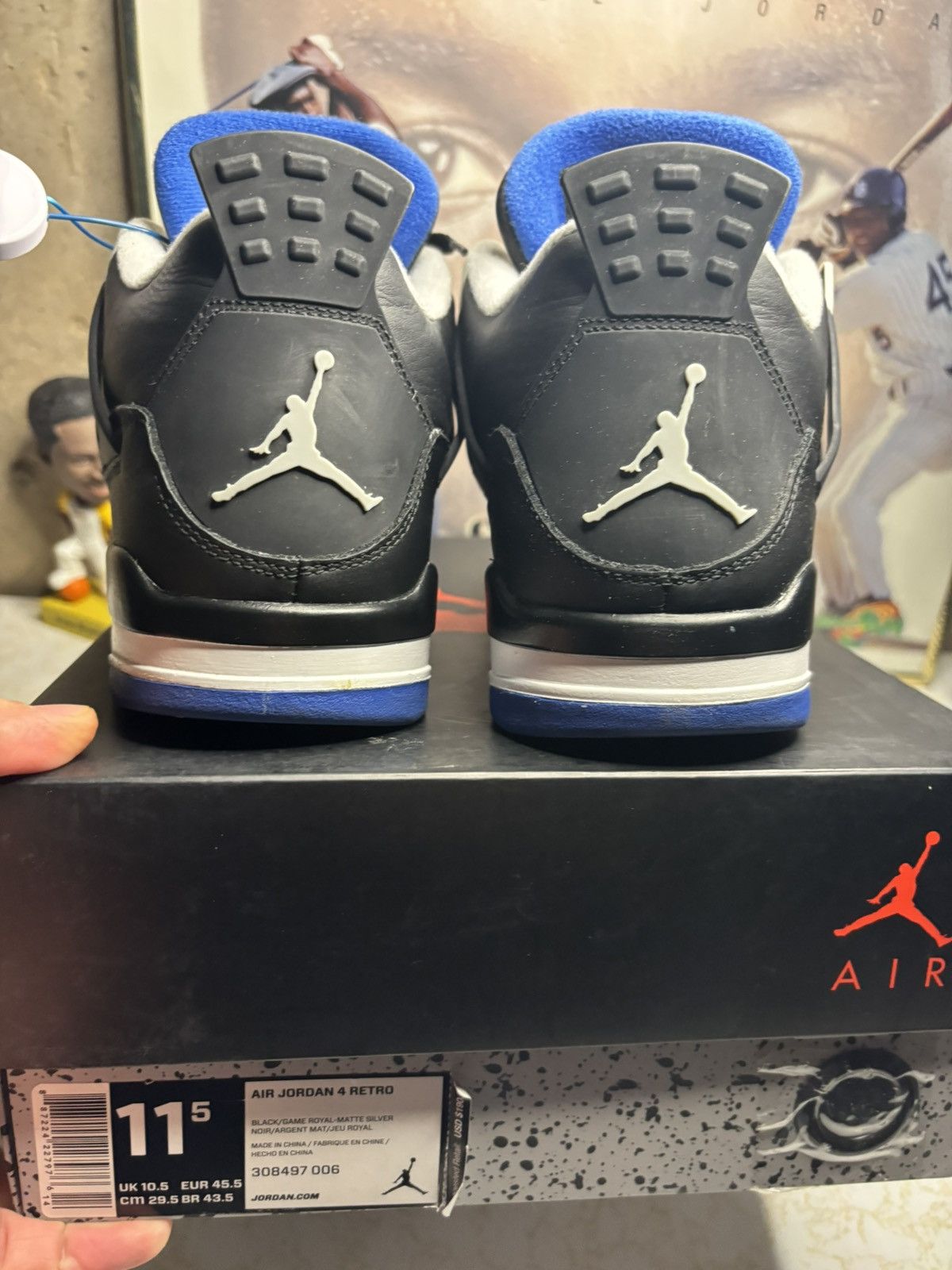 Jordan Brand Air Jordan 4 Retro Motorsports Alternate 2017 Size US 11.5 / EU 44-45 - 7 Thumbnail
