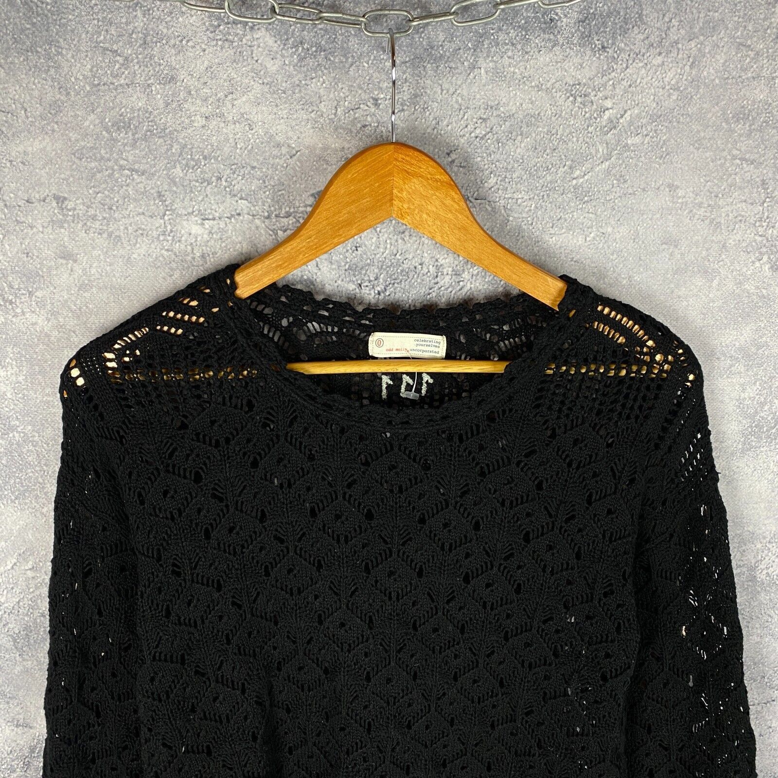 Odd Molly Odd Molly Sweater Women's Size 0 Black Long Sleeve ` Size XS / US 0-2 / IT 36-38 - 2 Thumbnail