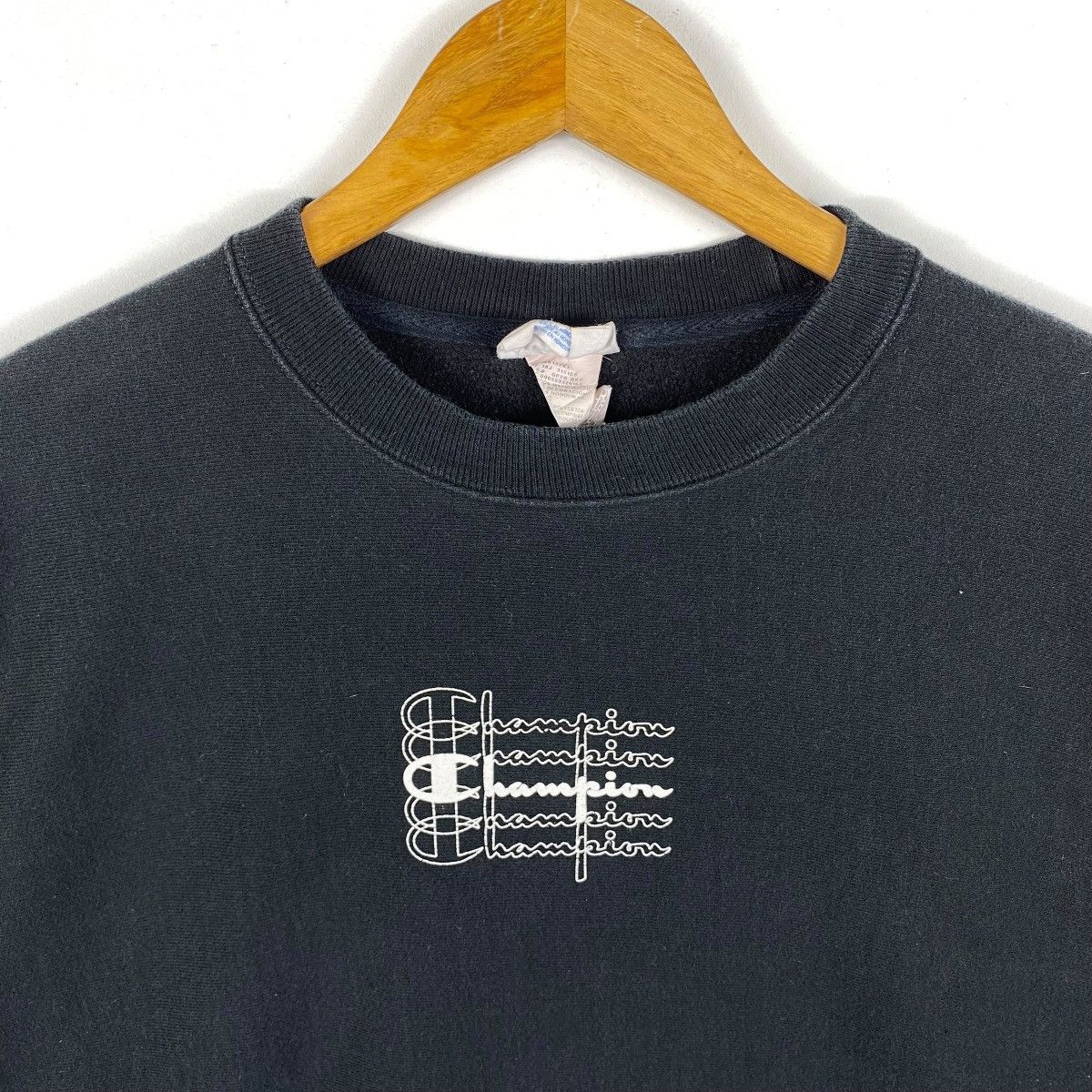 Champion × Vintage Vintage 00's CHAMPION Reverse Weave Center Logo Crewneck Size US L / EU 52-54 / 3 - 2 Thumbnail