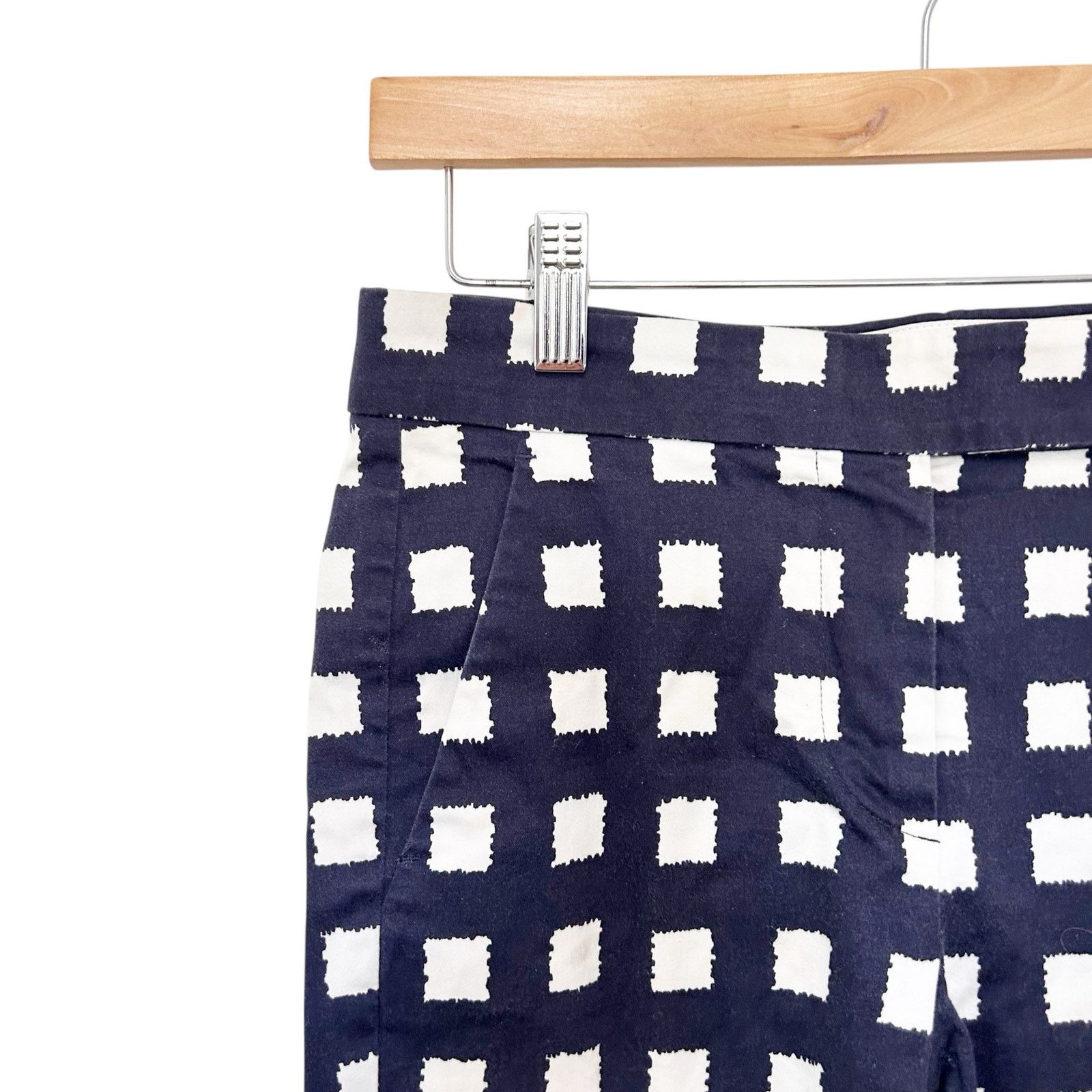 Other MaxMara Blue White Plaid Pants Sz 4 Size 27" / US 4 / IT 40 - 4 Thumbnail