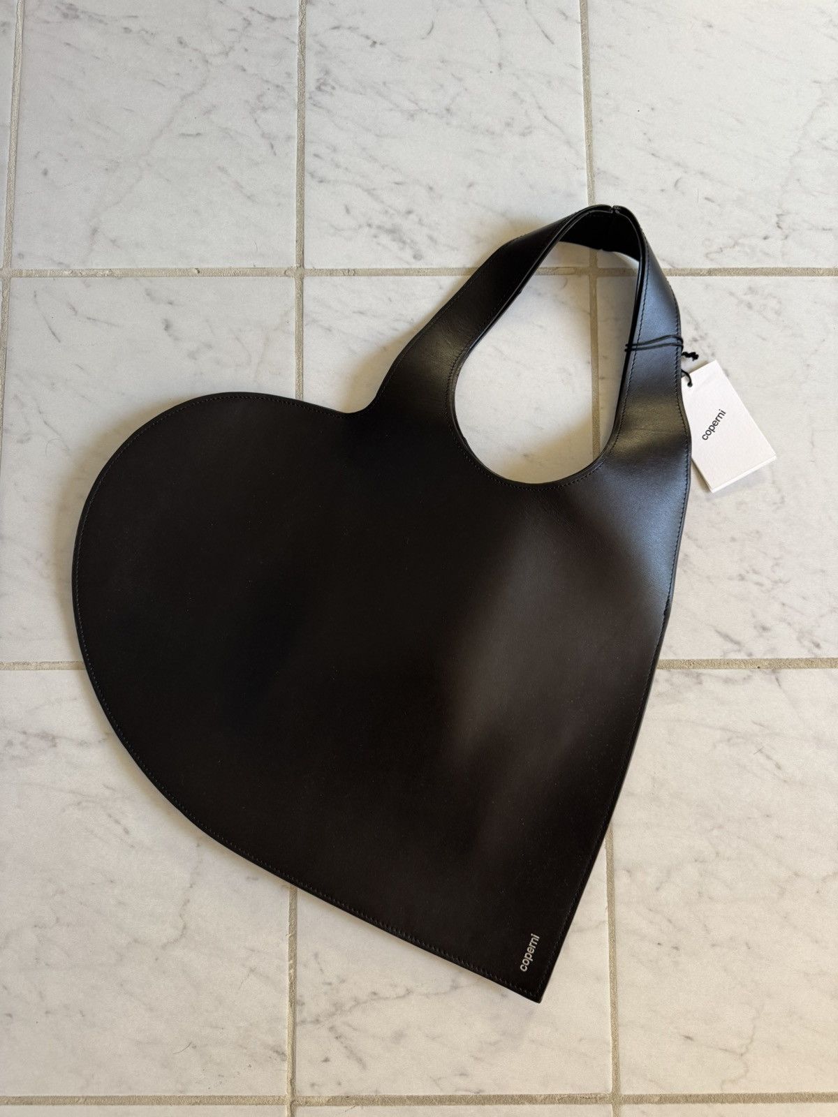 Coperni Coperni Original Heart Tote Black Leather NWT Size ONE SIZE - 1 Thumbnail
