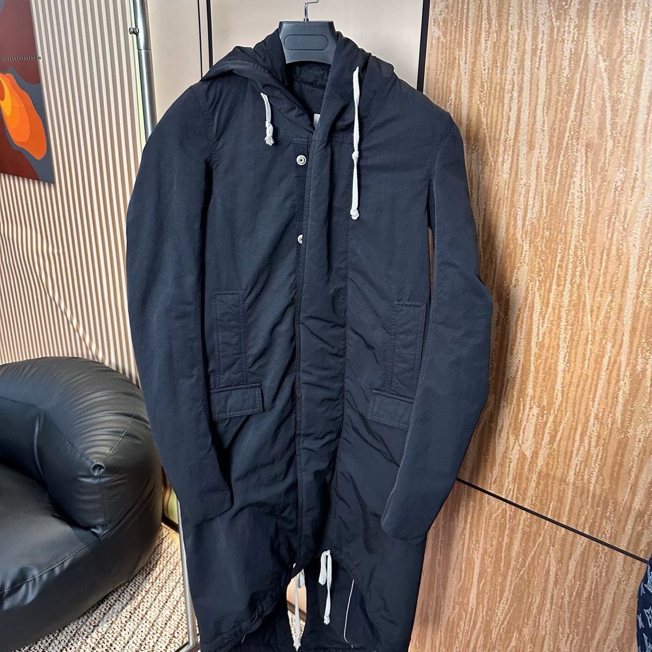 Rick Owens Drkshdw Rick Owens DRKSHDW Wizard Hat Fishtail Coat XS Size US XS / EU 42 / 0 - 1 Thumbnail