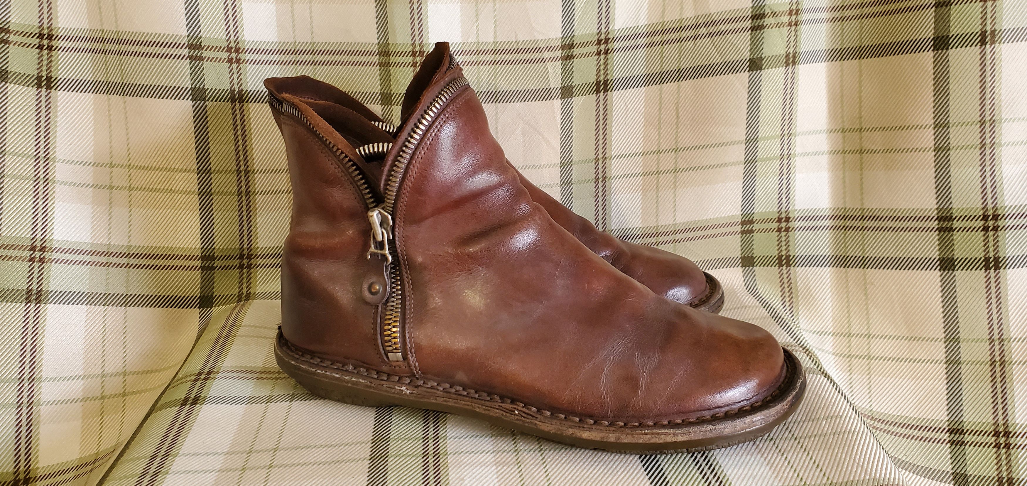 Trippen Trippen Brown Slip On Leather Shoes Size US 9 / IT 39 - 3 Thumbnail