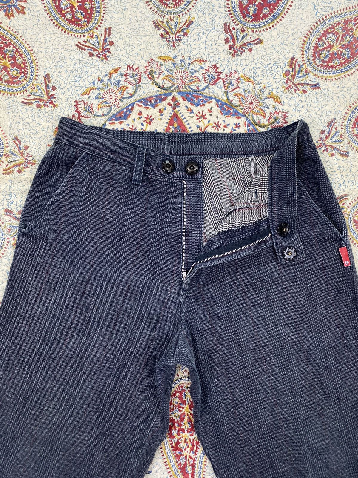 Japanese Brand Doarat Plaid Denim Trouser Size US 32 / EU 48 - 5 Thumbnail