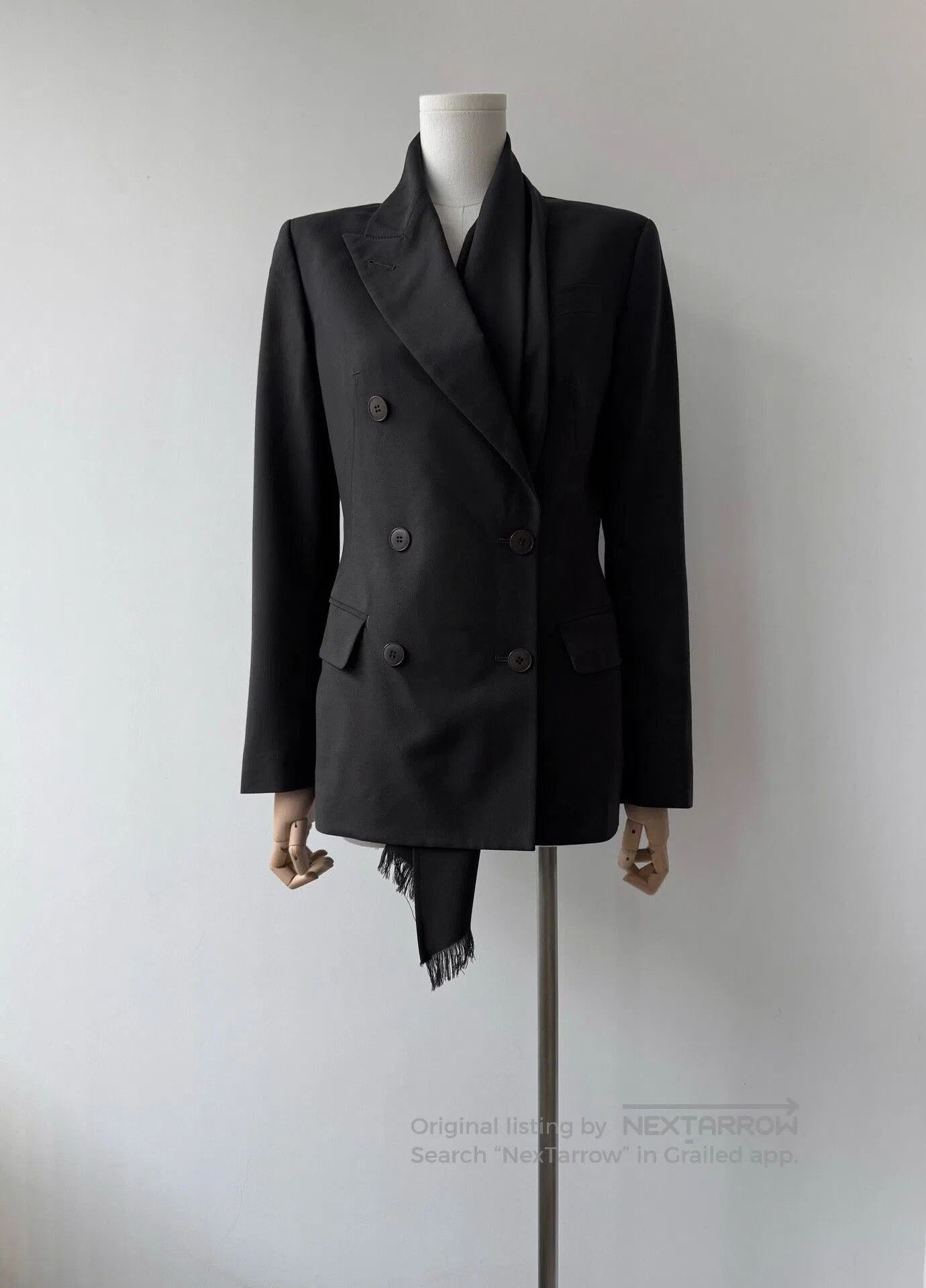 Jean Paul Gaultier Jean Paul Gaultier Black Wool Blazer. Size S / US 4 / IT 40 - 2 Thumbnail