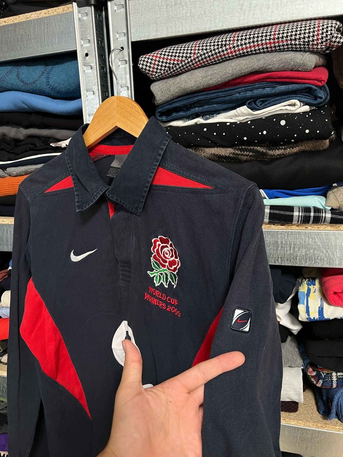 Nike Vintage Nike Rugby England Jersey Long Sleeve Men’s Size M Size US M / EU 48-50 / 2 - 3 Thumbnail