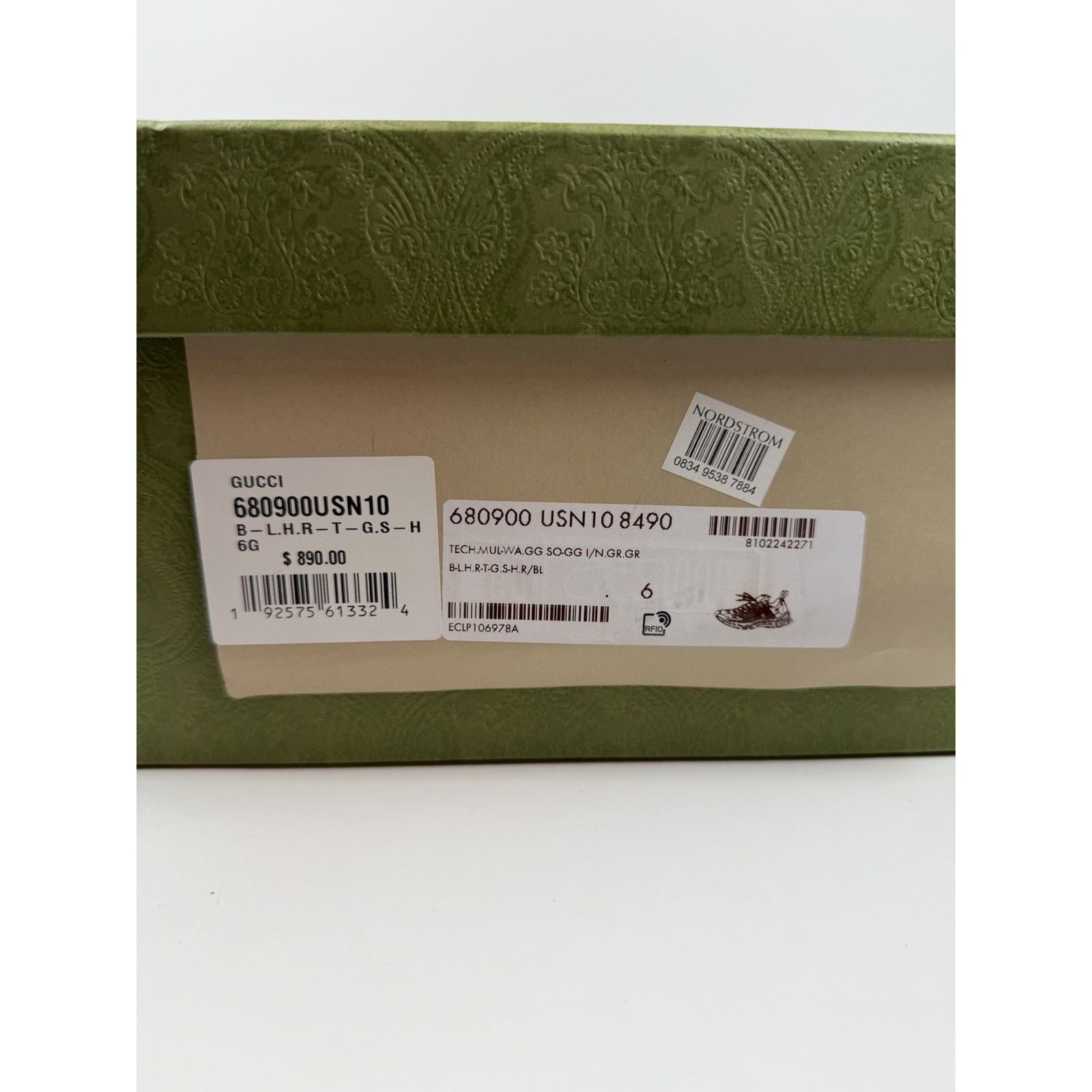 Gucci Size 6.5US - Gucci Run GG Red Sneakers NEW Size US 6.5 / EU 39-40 - 9 Thumbnail