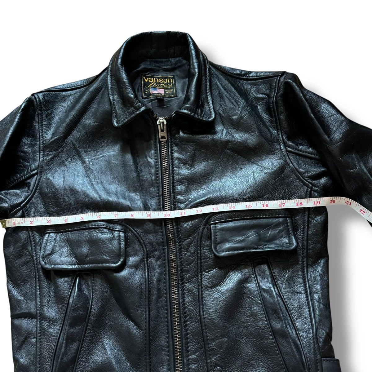 Vanson Leathers 60’s Vanson Leathers Ike Motorcycle Jacket Talon Zipper Size US S / EU 44-46 / 1 - 21 Thumbnail