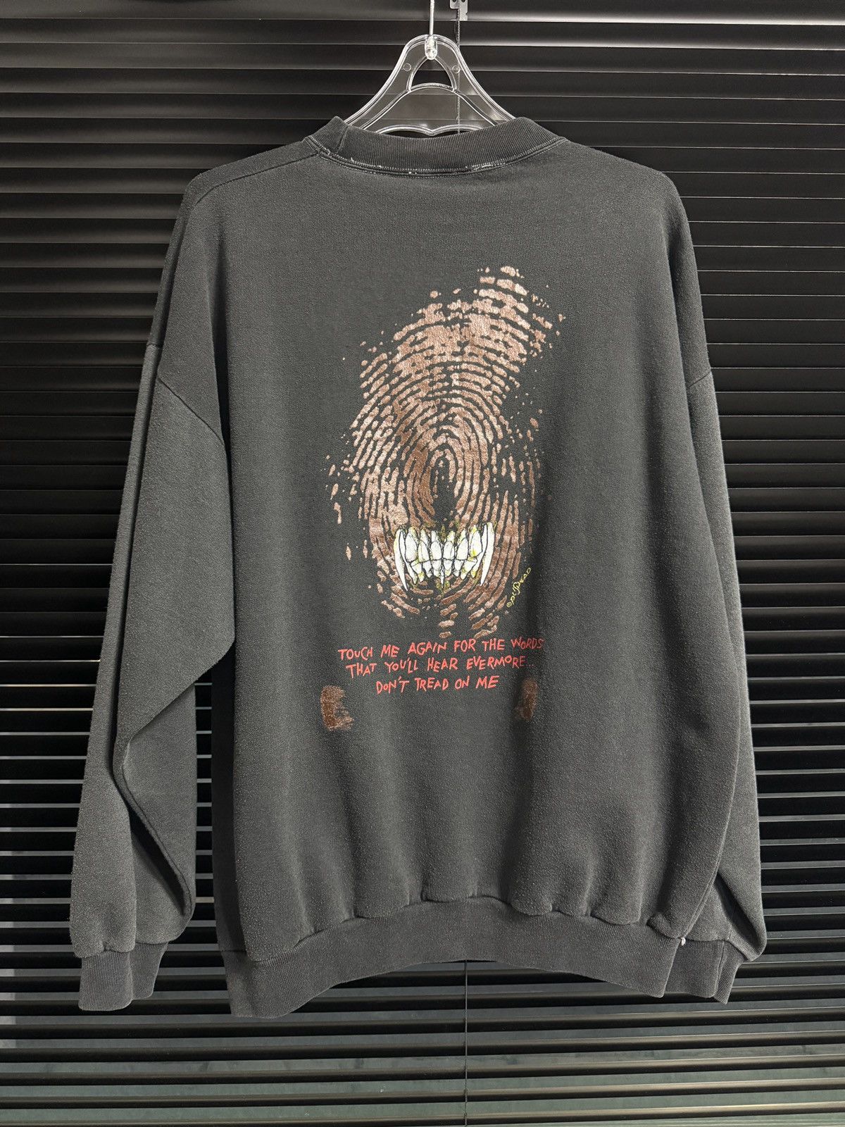 Band Tees Vintage 90s Metallica "Don't Tread On Me" Sweatshirt Size US L / EU 52-54 / 3 - 2 Thumbnail