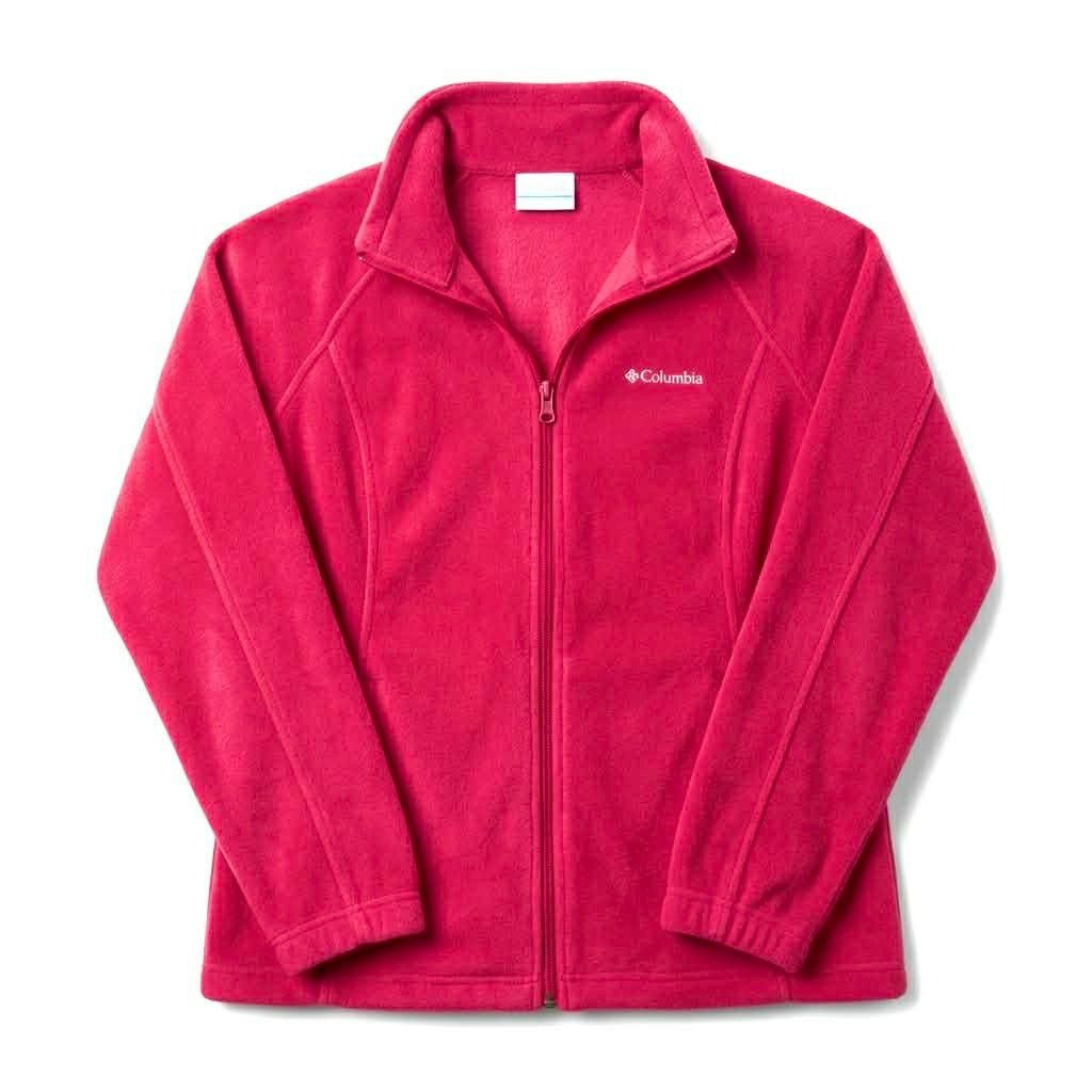 Columbia Columbia Fleece Jacket Full Zip Up Sweatshirt Hot Pink Small Size S / US 4 / IT 40 - 2 Thumbnail