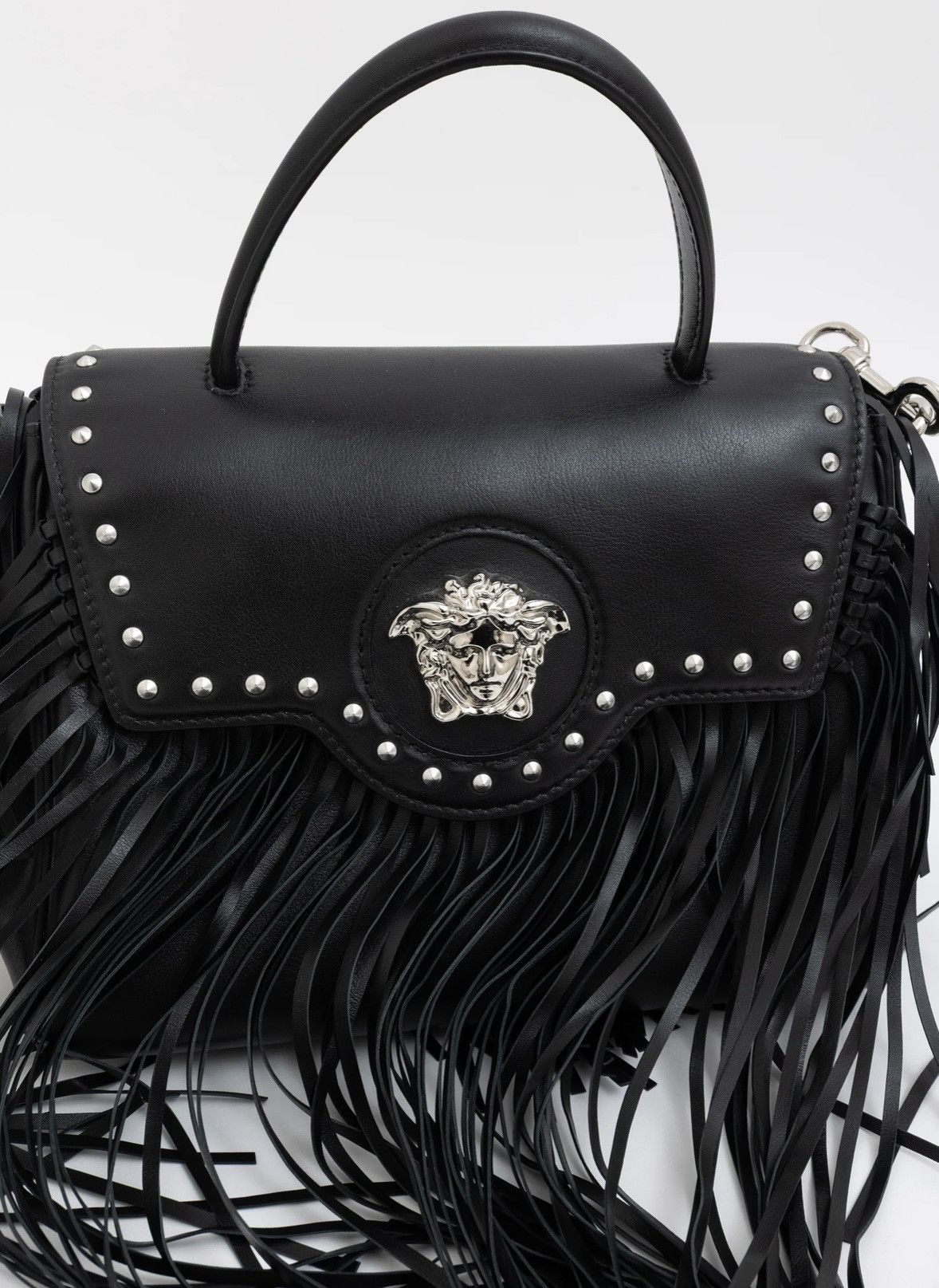 Versace Certificate Authenticity✅ New Versace Handbag with straps 🖤 Size ONE SIZE - 8 Thumbnail
