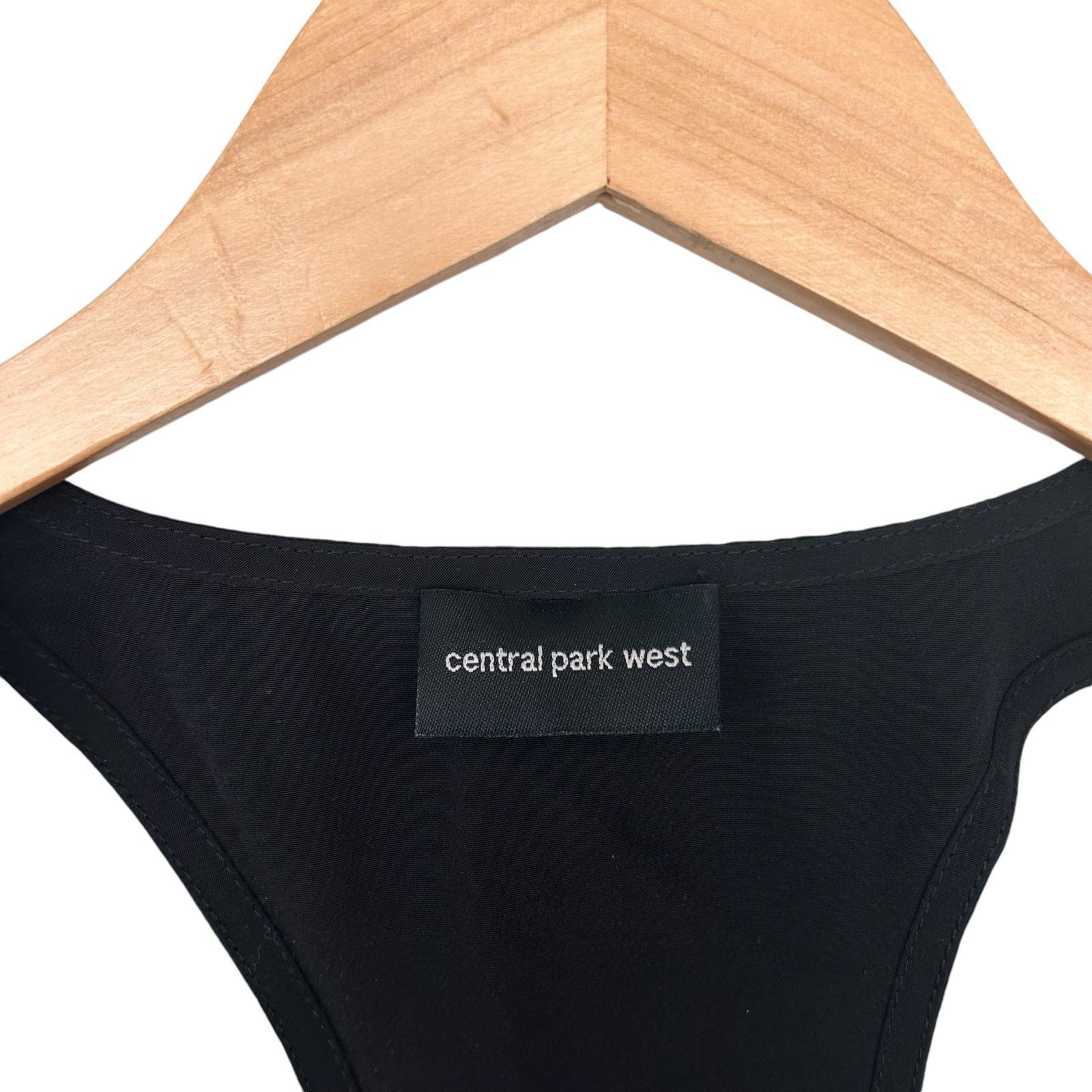 Central Park West Central Park West Black Ruffle Tank Top Sz S Size S / US 4 / IT 40 - 2 Thumbnail
