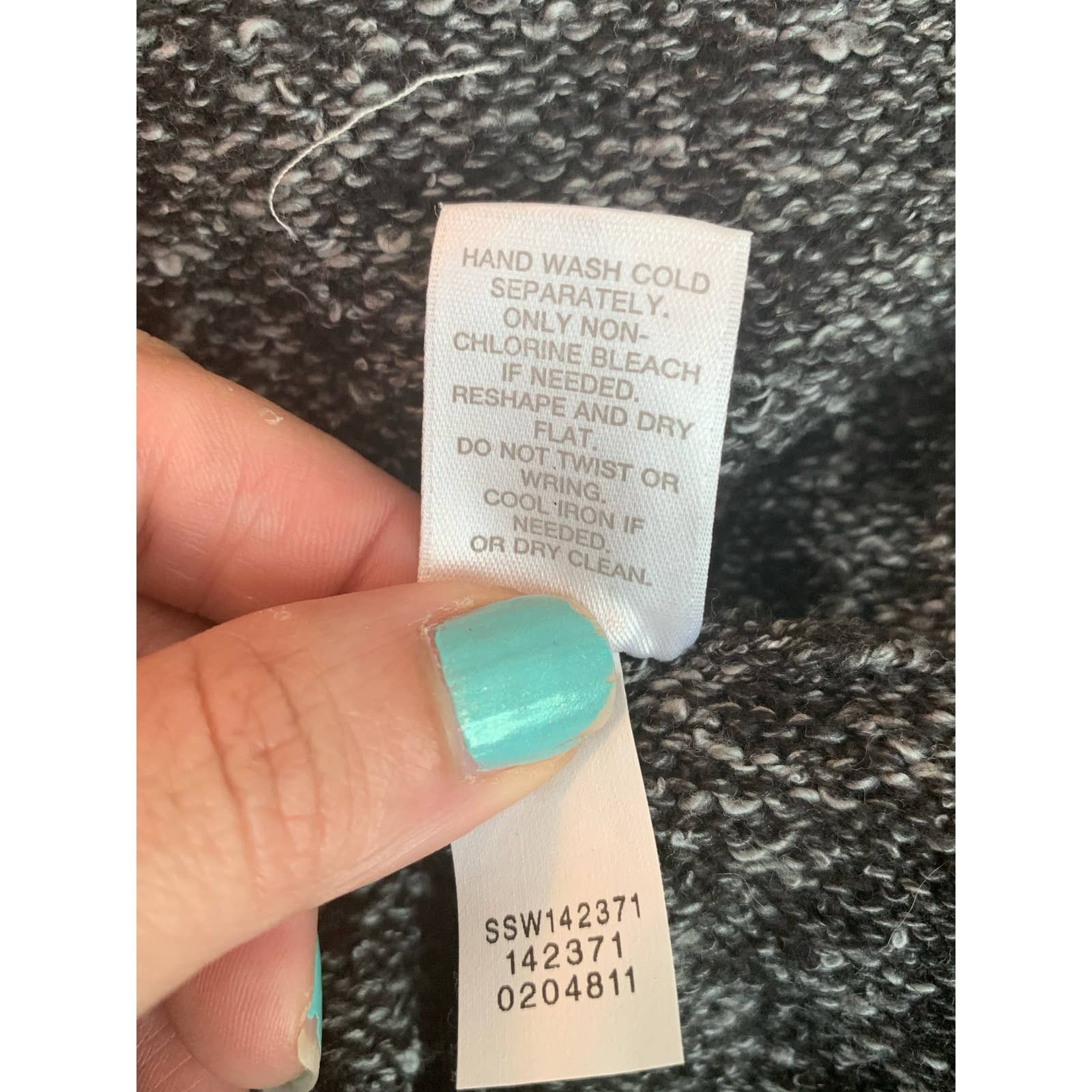 J. Jill Pure Jill gray semi dolman sleeves open cardigan size XL Size XL / US 12-14 / IT 48-50 - 5 Thumbnail