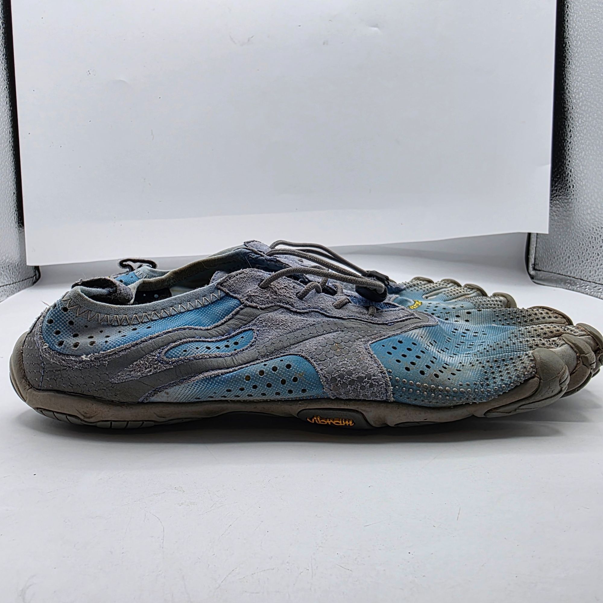 Vibram Vibram FiveFingers V-Run Womens Size 9 Blue Gray Minimalist Size US 9 / IT 39 - 12 Thumbnail