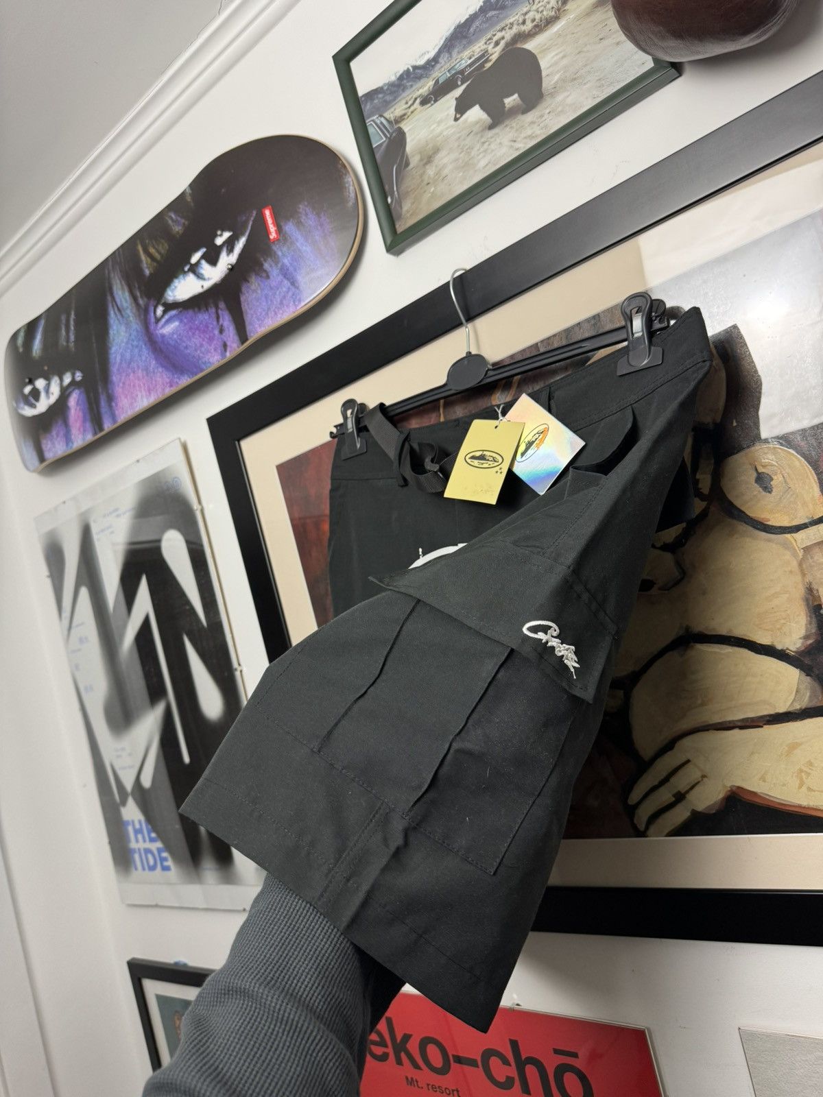 Corteiz Corteiz Cargo Shorts Guerillaz Logo Streetwear Hype Size US 32 / EU 48 - 3 Thumbnail