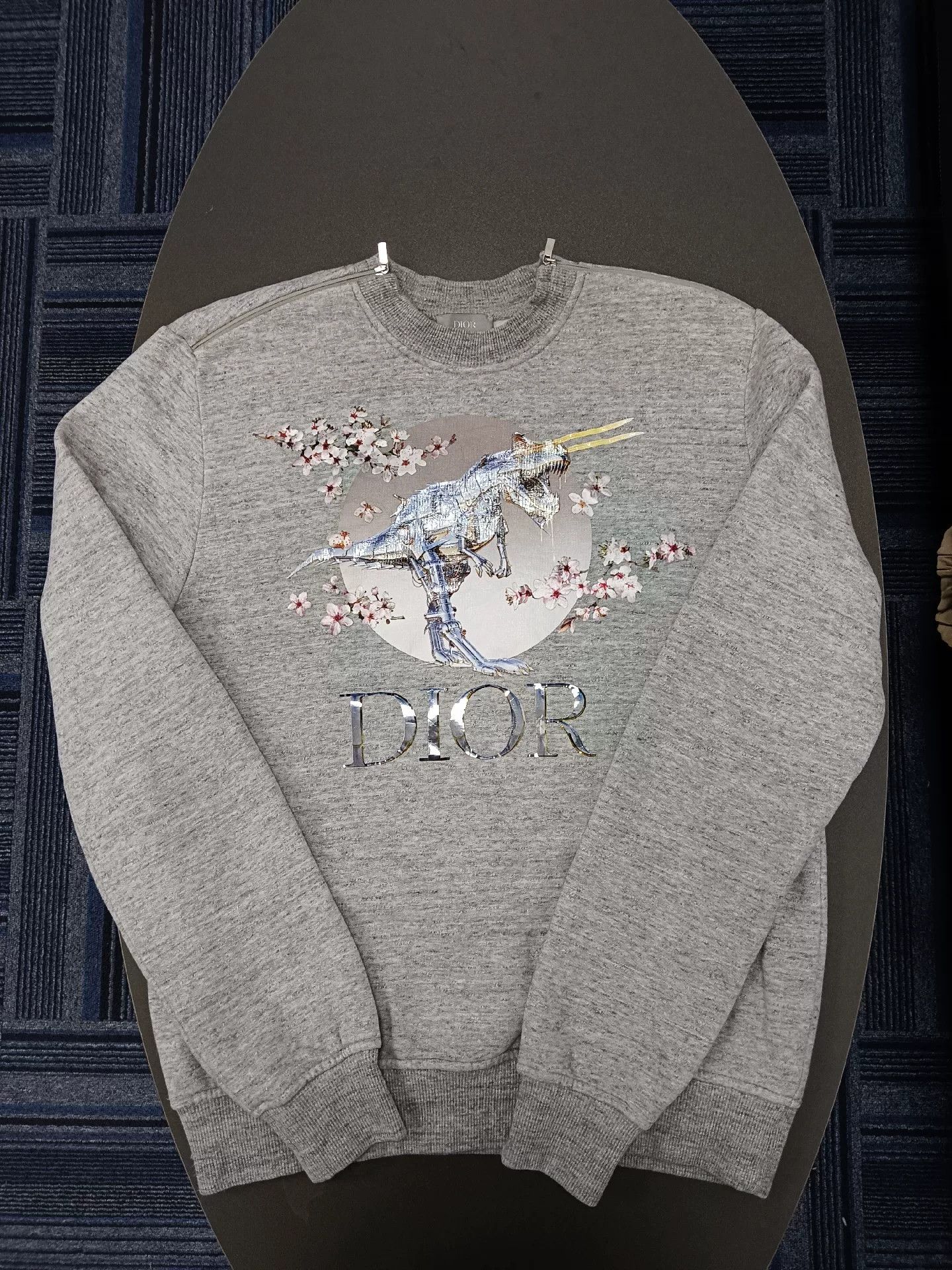 Dior Dior Tyrannosaurus Rex Print Sweatshirt M Size US M / EU 48-50 / 2 - 1 Thumbnail