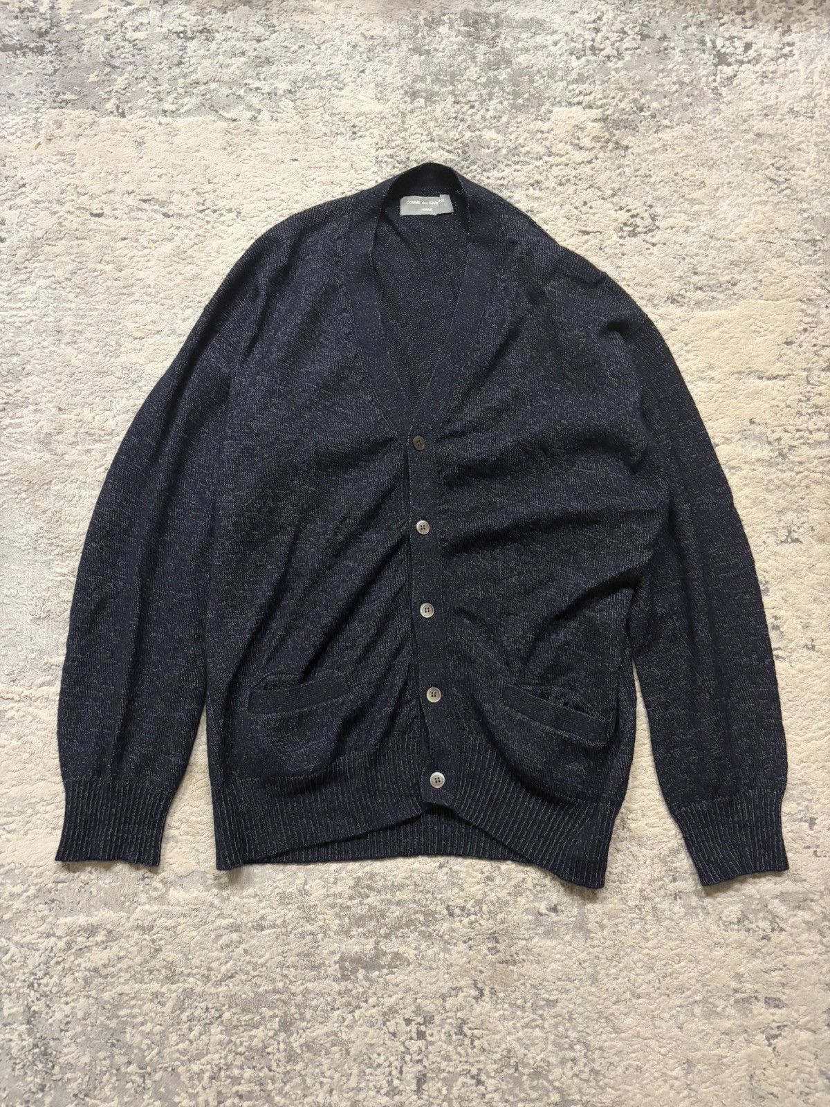 Comme des Garcons Homme AD1997 Oversized Knit Cardigan Size US XL / EU 56 / 4 - 1 Thumbnail