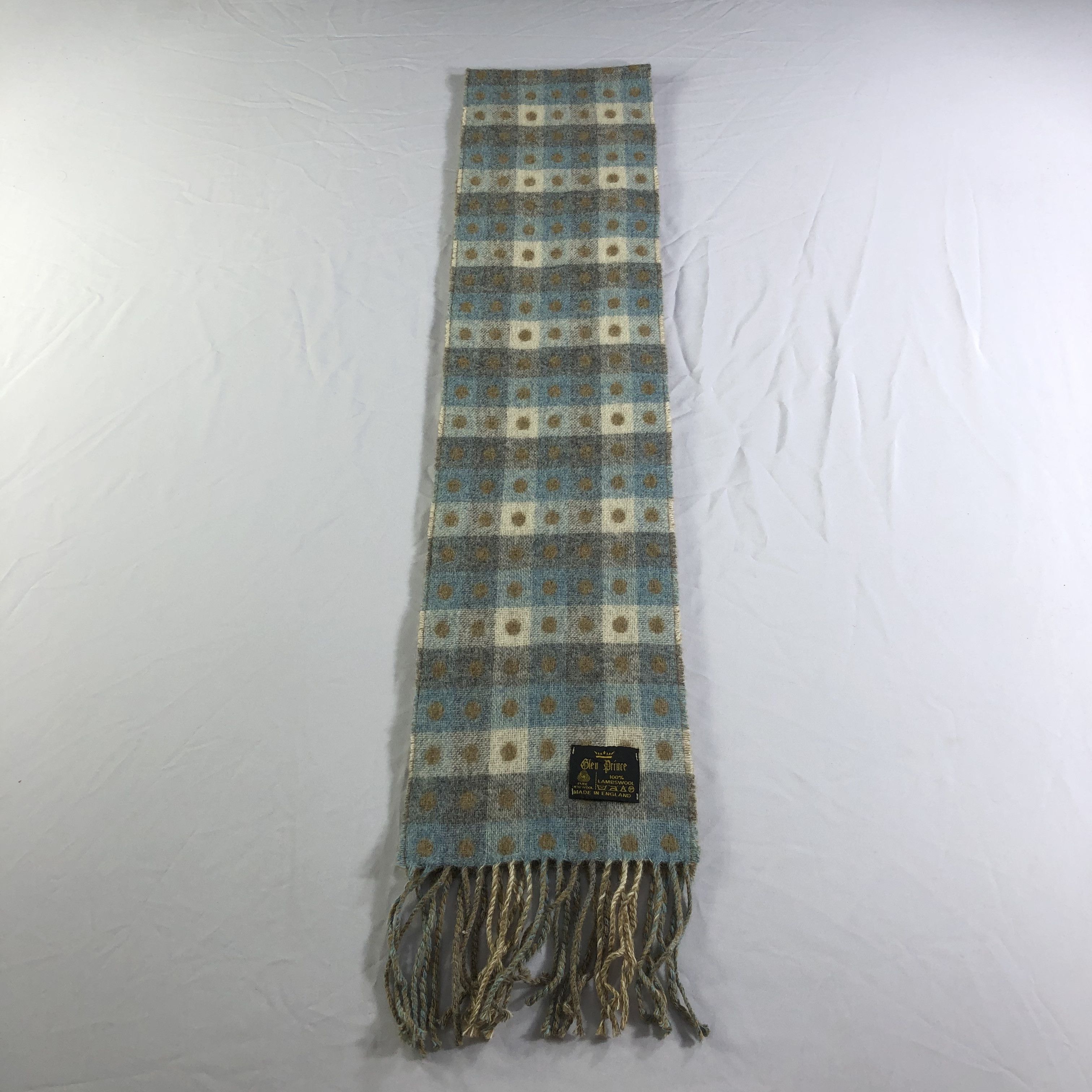 Vintage Glen Prince Wool Scarf Muffler Neckwear V2304 Size ONE SIZE - 2 Thumbnail