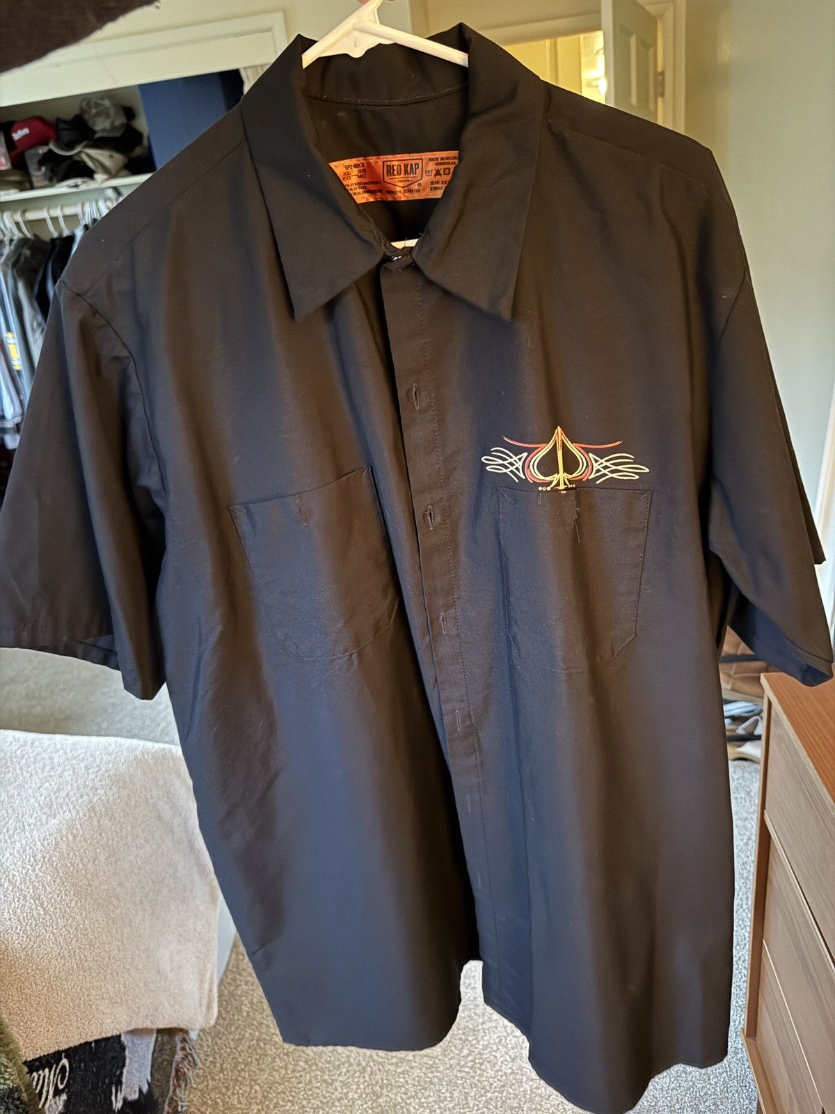 Other Red Kap Pin-Striped Work Shirt XL Size US XL / EU 56 / 4 - 4 Thumbnail