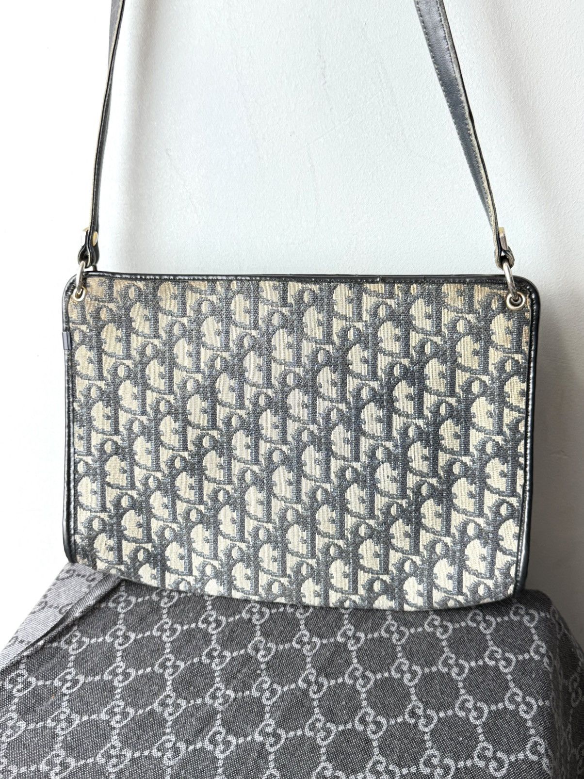 Dior 💥Rare! Vintage Dior Hand Bag Monogram Y2K Archive Size ONE SIZE - 4 Thumbnail