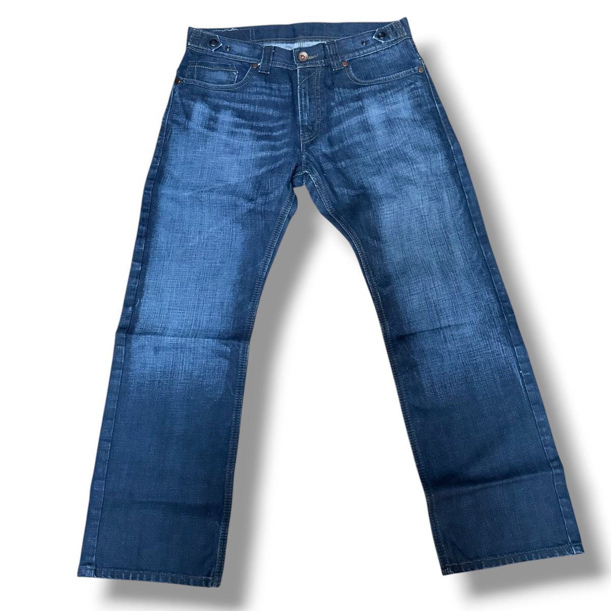 Levi's Levi’s 514 straight fit back zipper pocket jeans 33/30 Size US 33 - 2 Thumbnail