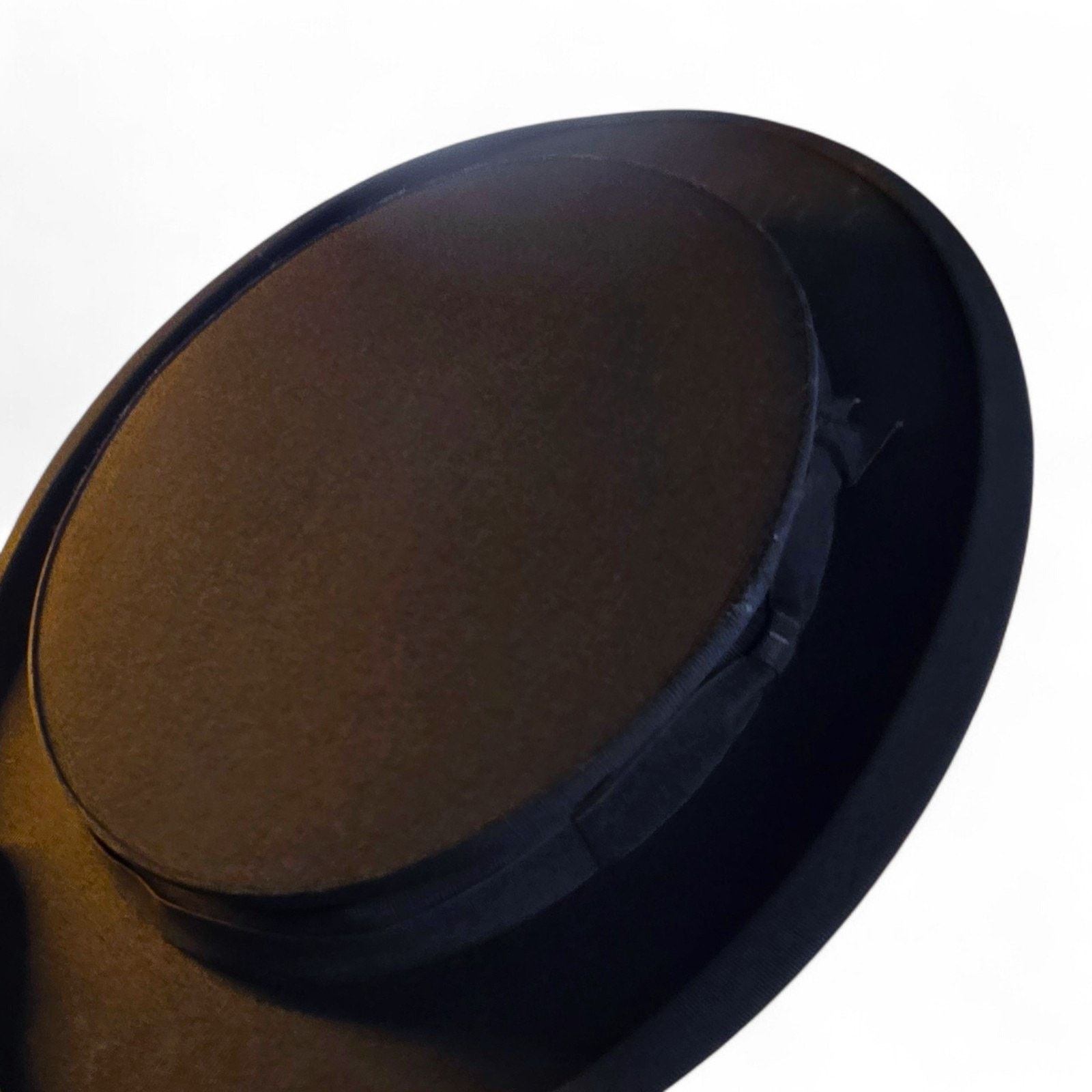 Other Higbee Co Vintage Collapsible Opera Top Hat Size 7 1/4 Oval Size ONE SIZE - 12 Thumbnail