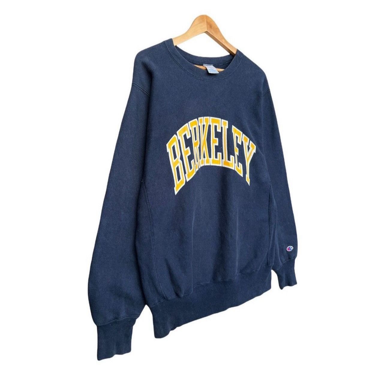 Champion Vintage 90s Berkeley Champion Reverse Weave State Sweatshirt Size US L / EU 52-54 / 3 - 3 Thumbnail