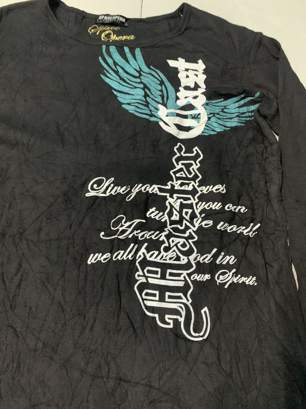 If Six Was Nine Space opera Poems Bondage japan Shirt Size US S / EU 44-46 / 1 - 3 Thumbnail
