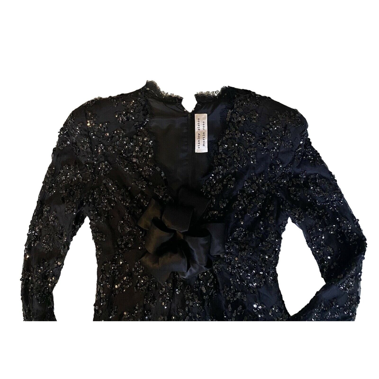 Vintage VTG 80’s Stanley Platos 2 4 Martin Ross Mini Lace Sheath Dre Size S / US 4 / IT 40 - 3 Thumbnail