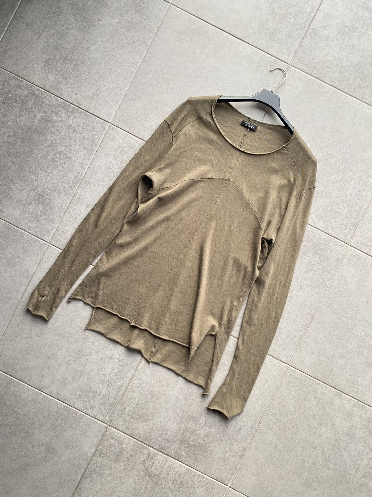 Other Zara Asymmetrical Longsleeve Rick Owens Style Size US M / EU 48-50 / 2 - 3 Thumbnail