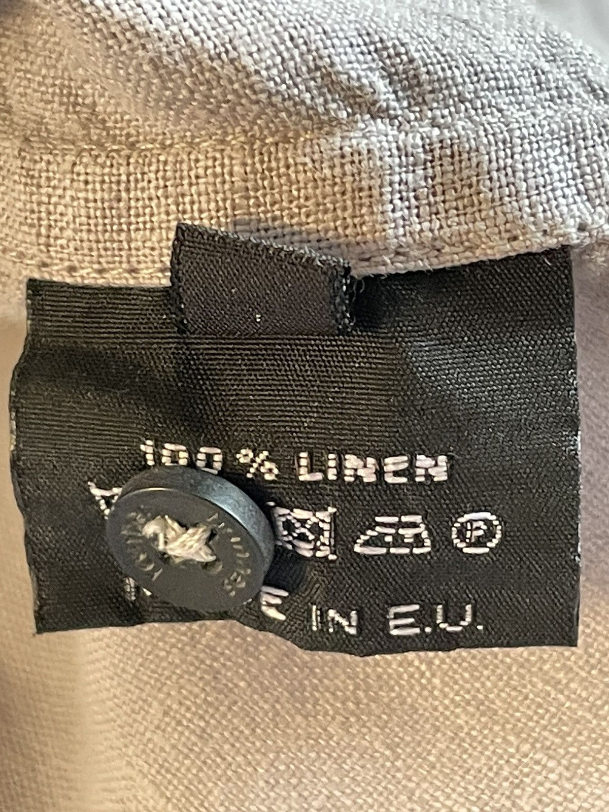 hannes roether Hannes Roether Linen Shirt Button Up Avant Garde RARE Size US XL / EU 56 / 4 - 10 Thumbnail