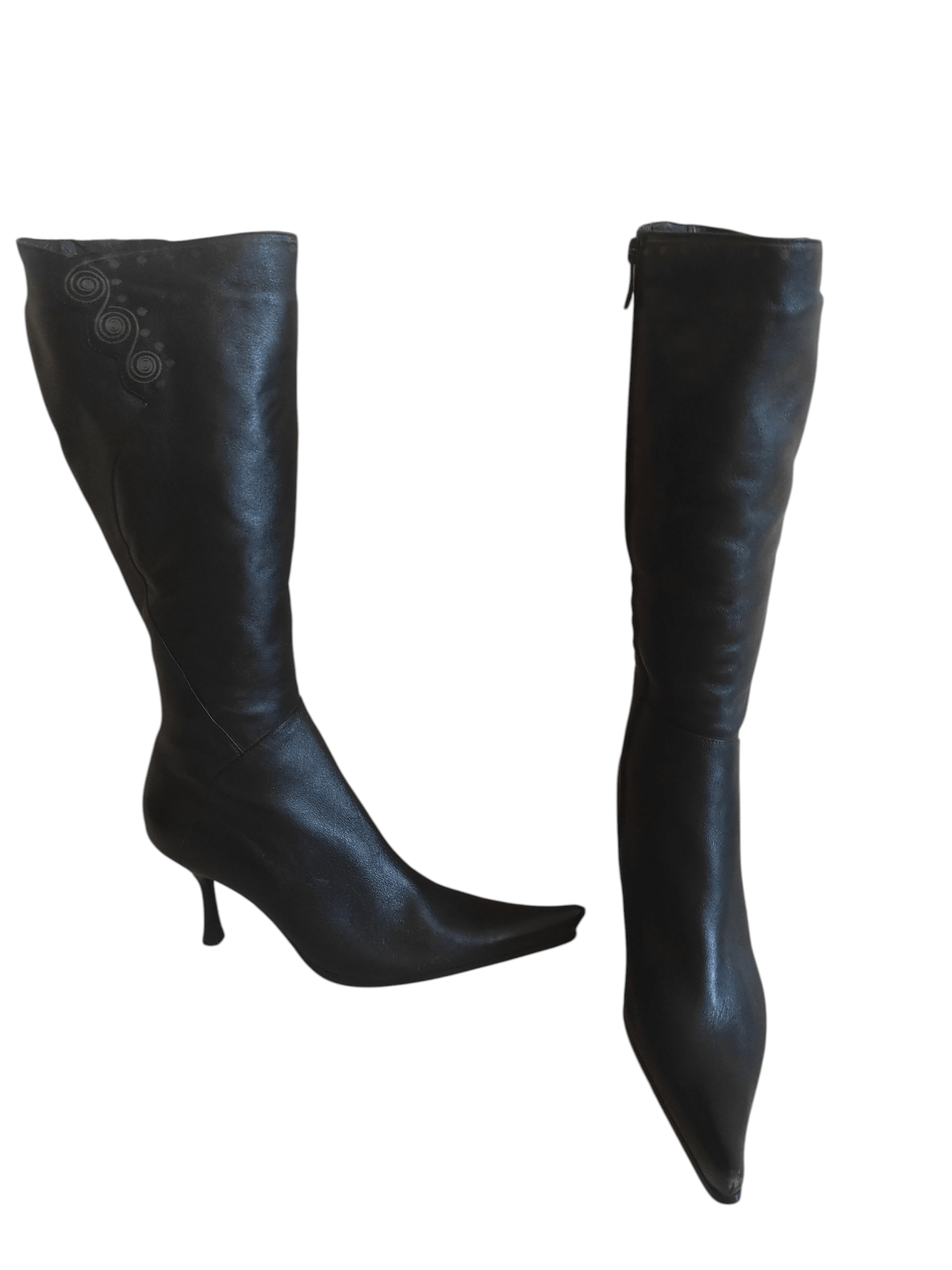 Red Wing Red Wing pointy toe Women's Mid Calf knee High Heel Boots Size US 7 / IT 37 - 6 Thumbnail