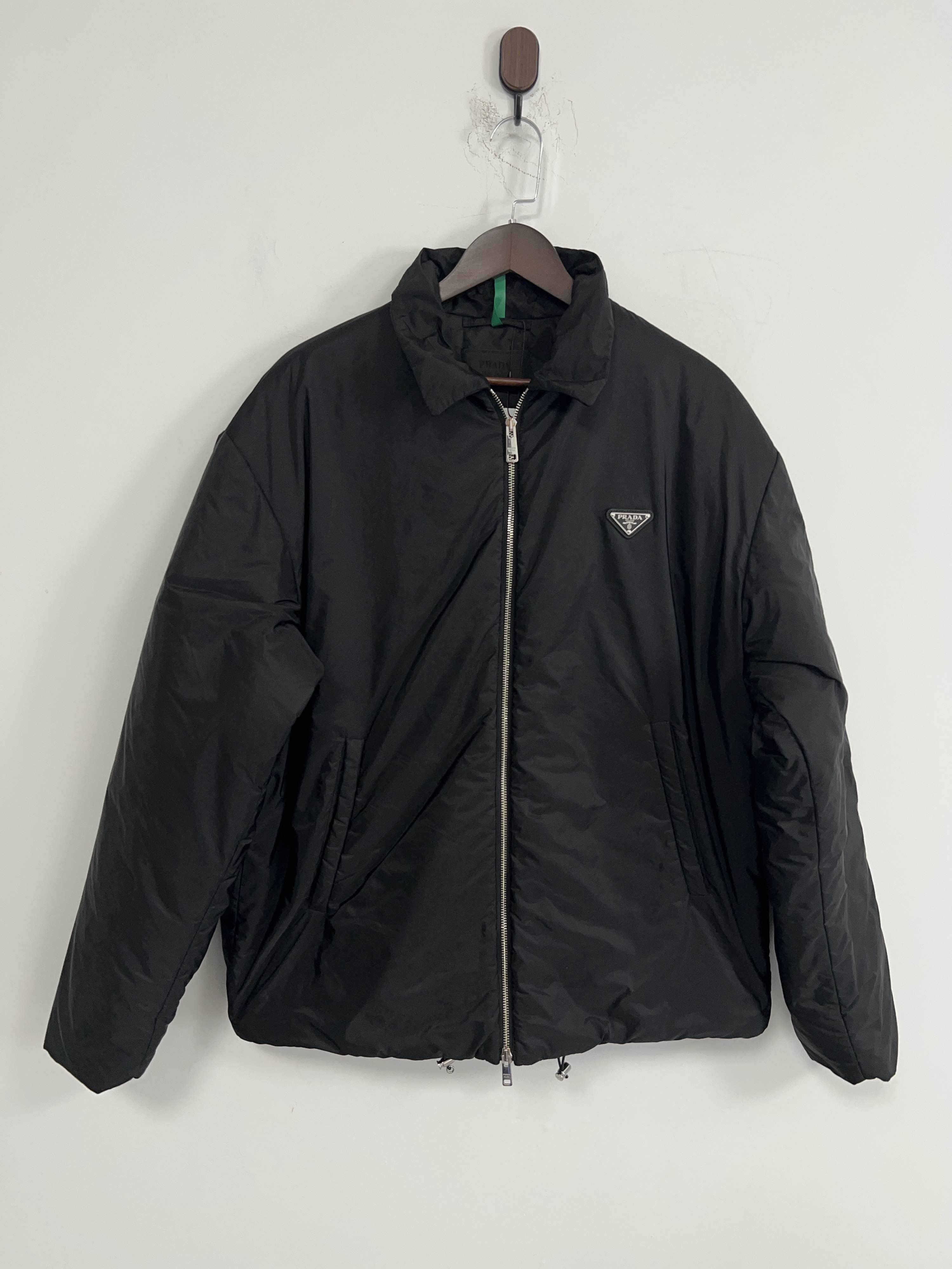 Prada Prada Re-Nylon Triangle Logo Padded Jacket Size L Size US L / EU 52-54 / 3 - 1 Thumbnail