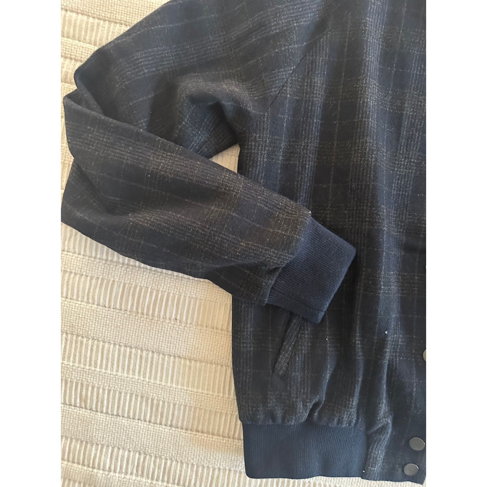 Maison Labiche Maison Labiche S Wool Blend Bomber Jacket Size S / US 4 / IT 40 - 2 Thumbnail