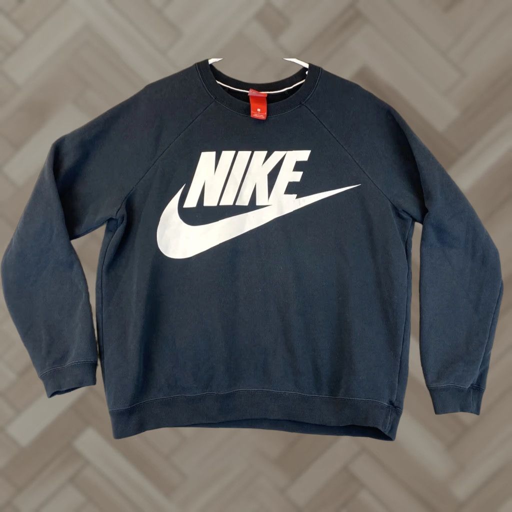 Nike Nike Black Regular Fit Long Sleeve Sweatshirt Sweater Women’s Size Large /71-31 Size L / US 10 / IT 46 - 1 Thumbnail