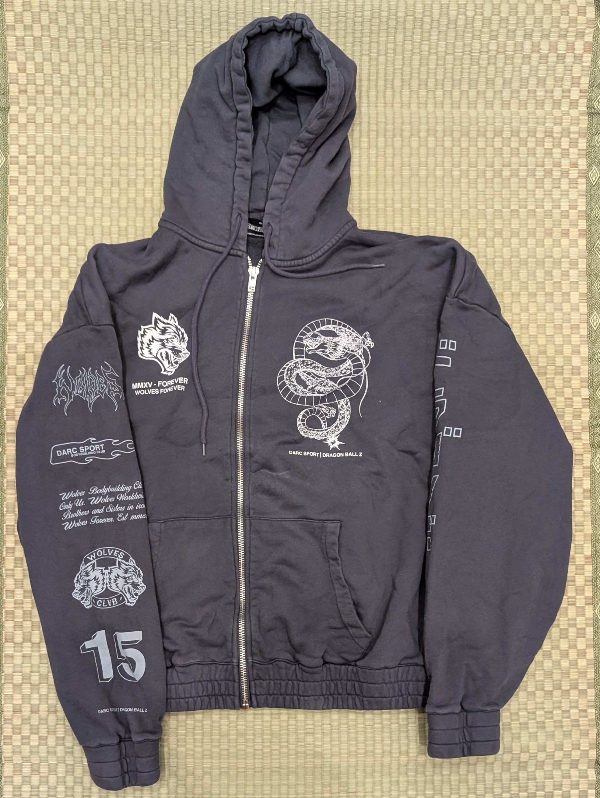 Darc Sport RARE Darc Sport x Dragon Ball Z Shenron Full Zip Hoodie Size US XL / EU 56 / 4 - 1 Thumbnail
