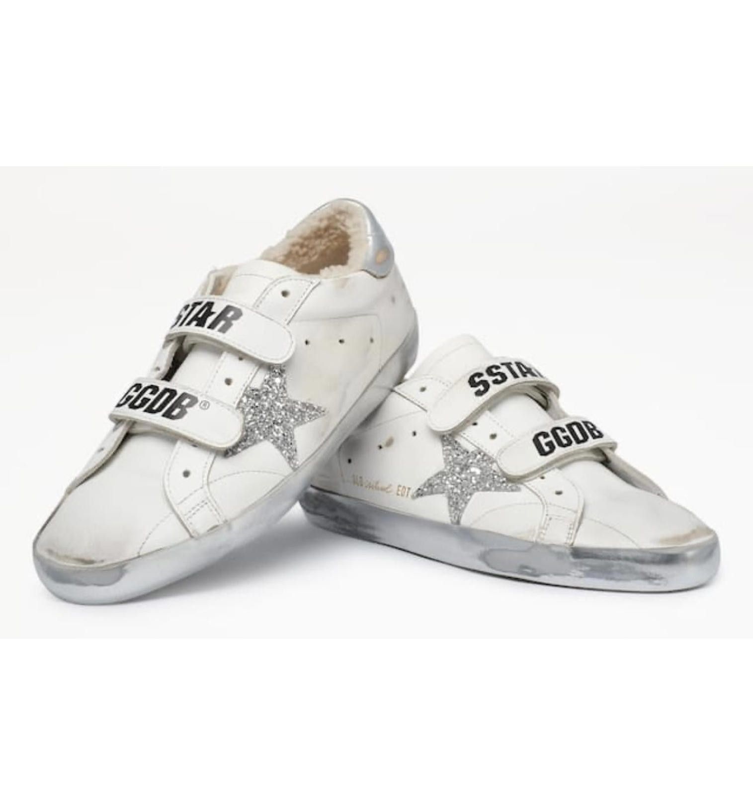 Golden Goose Golden Goose Old School Wool Sneakers Size US 5 / IT 35 - 2 Thumbnail