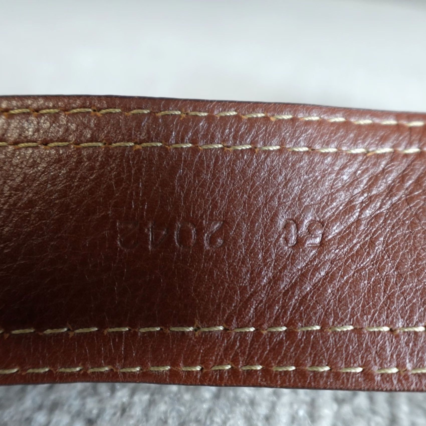Miu Miu Miu Miu Belt Brown Leather Buckle Made in Italy Women One Size Vintage: No Regular Order Size ONE SIZE - 4 Thumbnail
