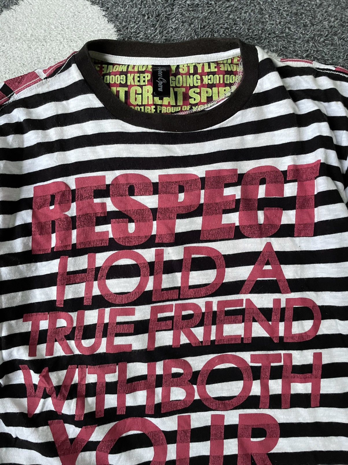 Japanese Brand JAPANESE SPACE OPERA STRIPED TEE Size US M / EU 48-50 / 2 - 3 Thumbnail